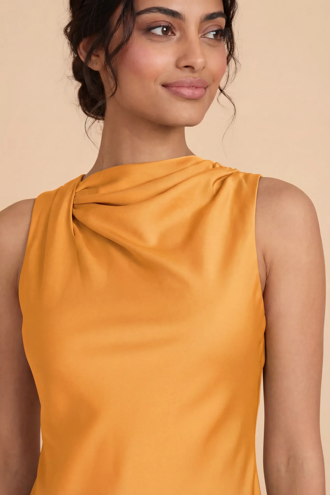 Daisy Matte Satin Dress - Mango - Image 5