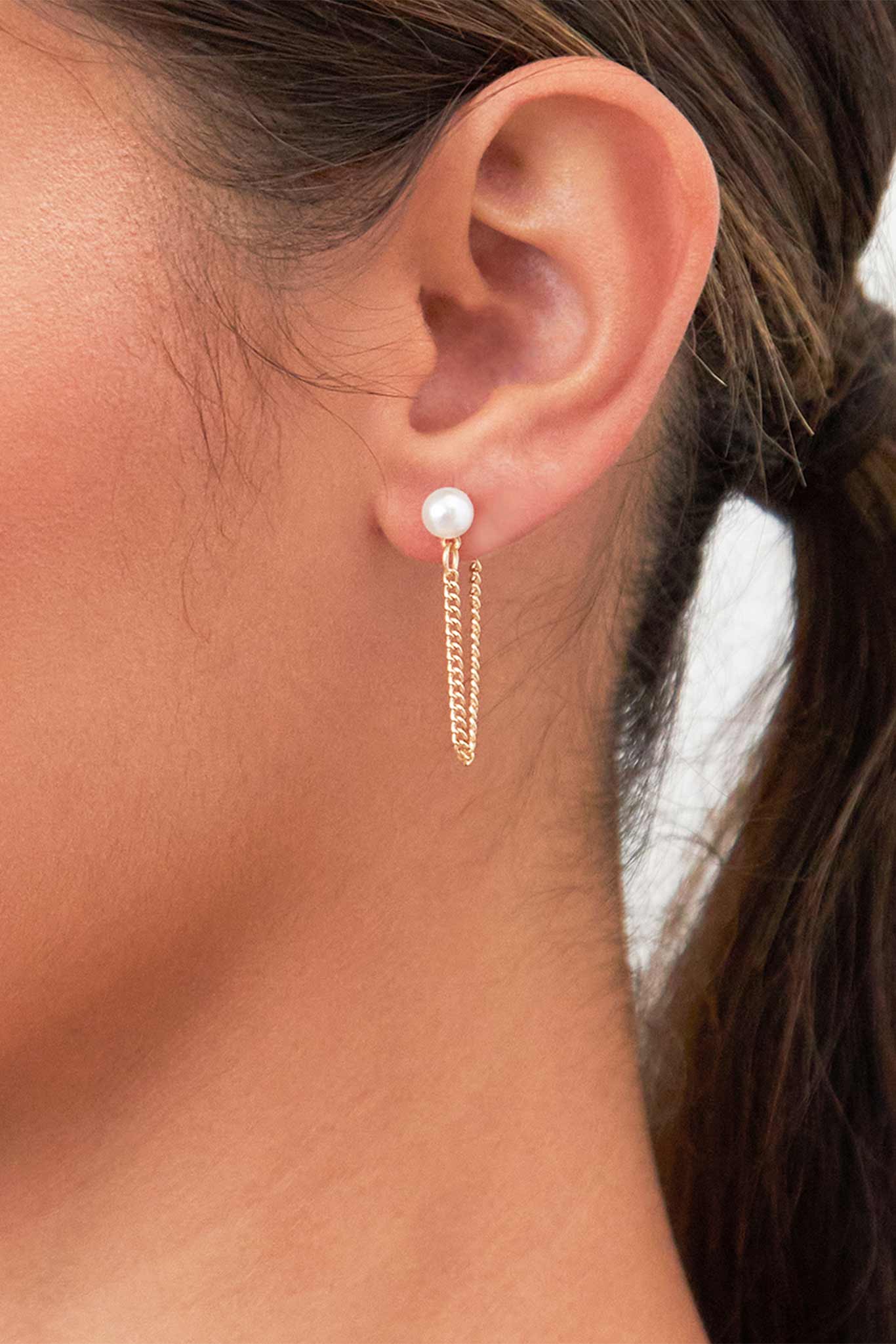 Dana Point Earrings - Gold - Image 4