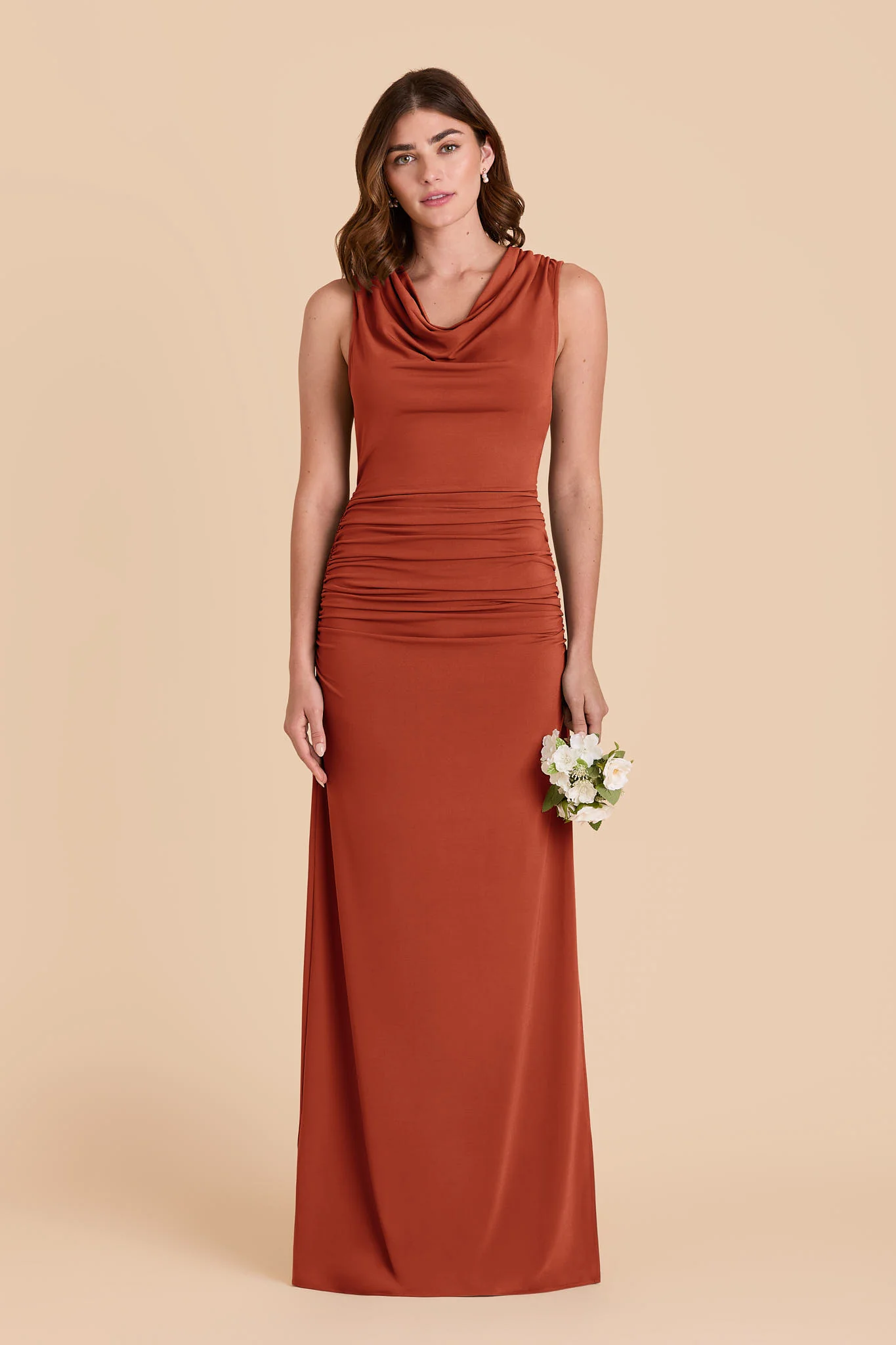 Danny Luxe Stretch Knit Dress - Auburn