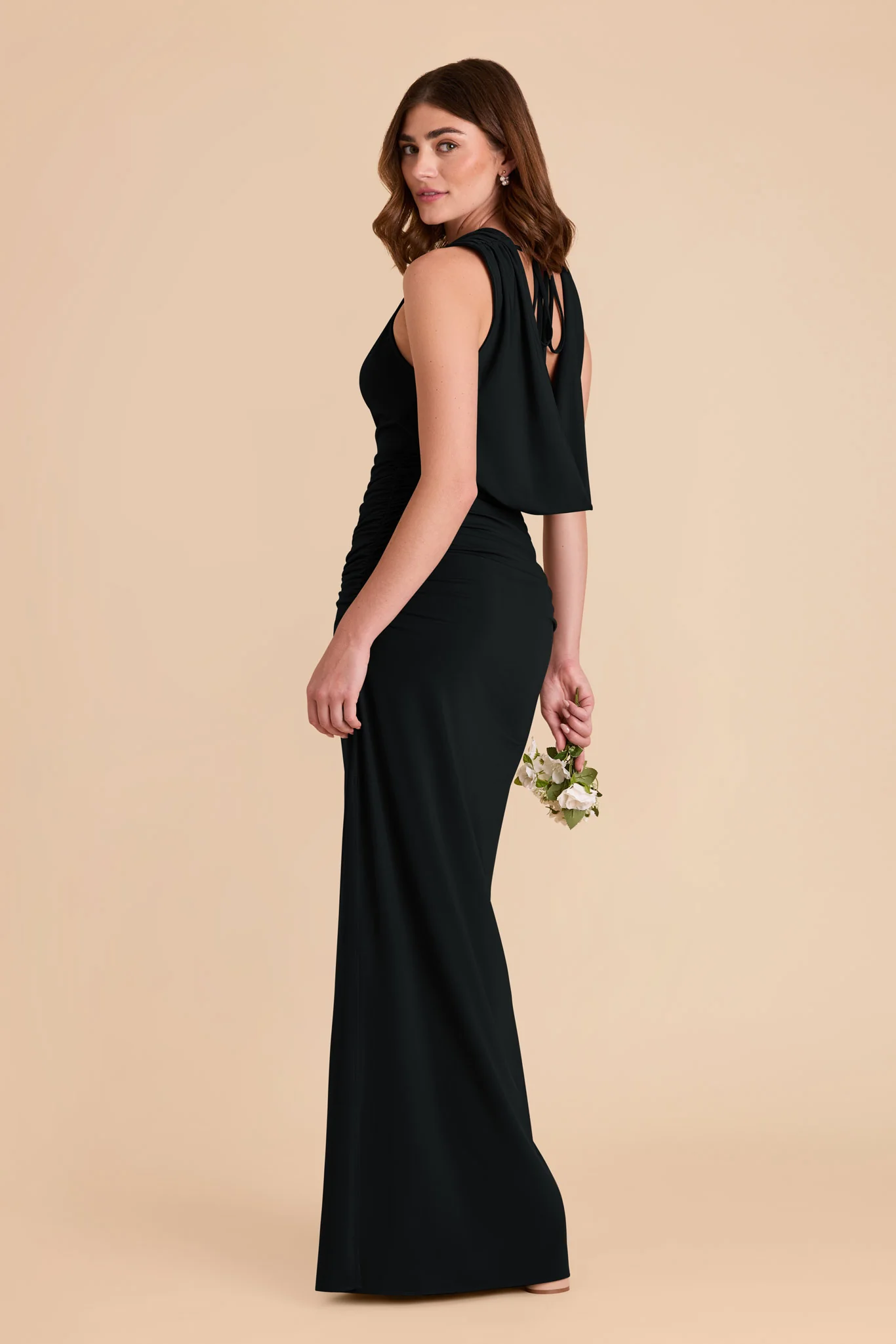 Danny Luxe Stretch Knit Dress - Black - Image 3