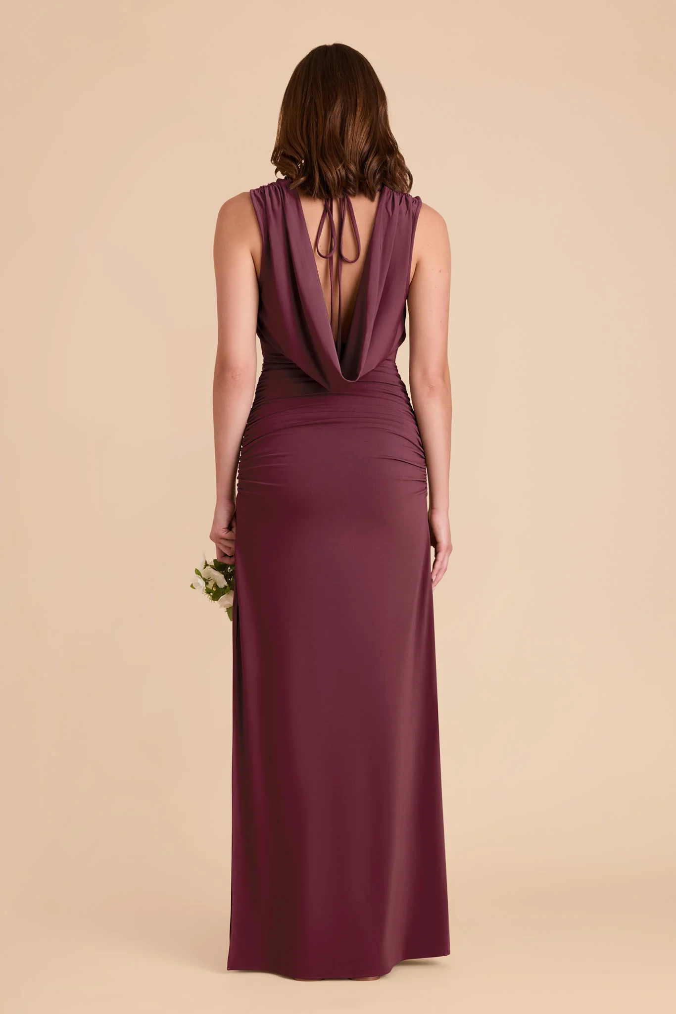 Danny Luxe Stretch Knit Dress - Cabernet - Image 14