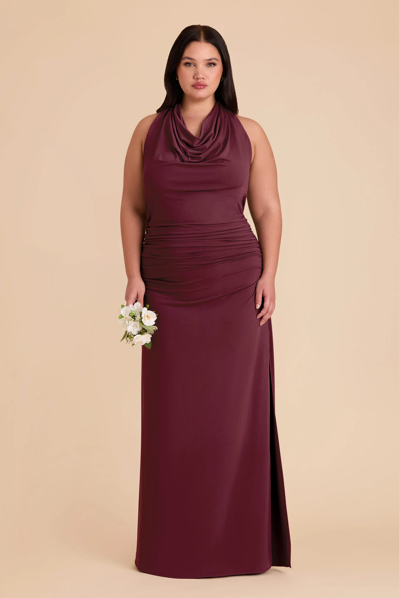 Danny Luxe Stretch Knit Dress - Cabernet - Image 15