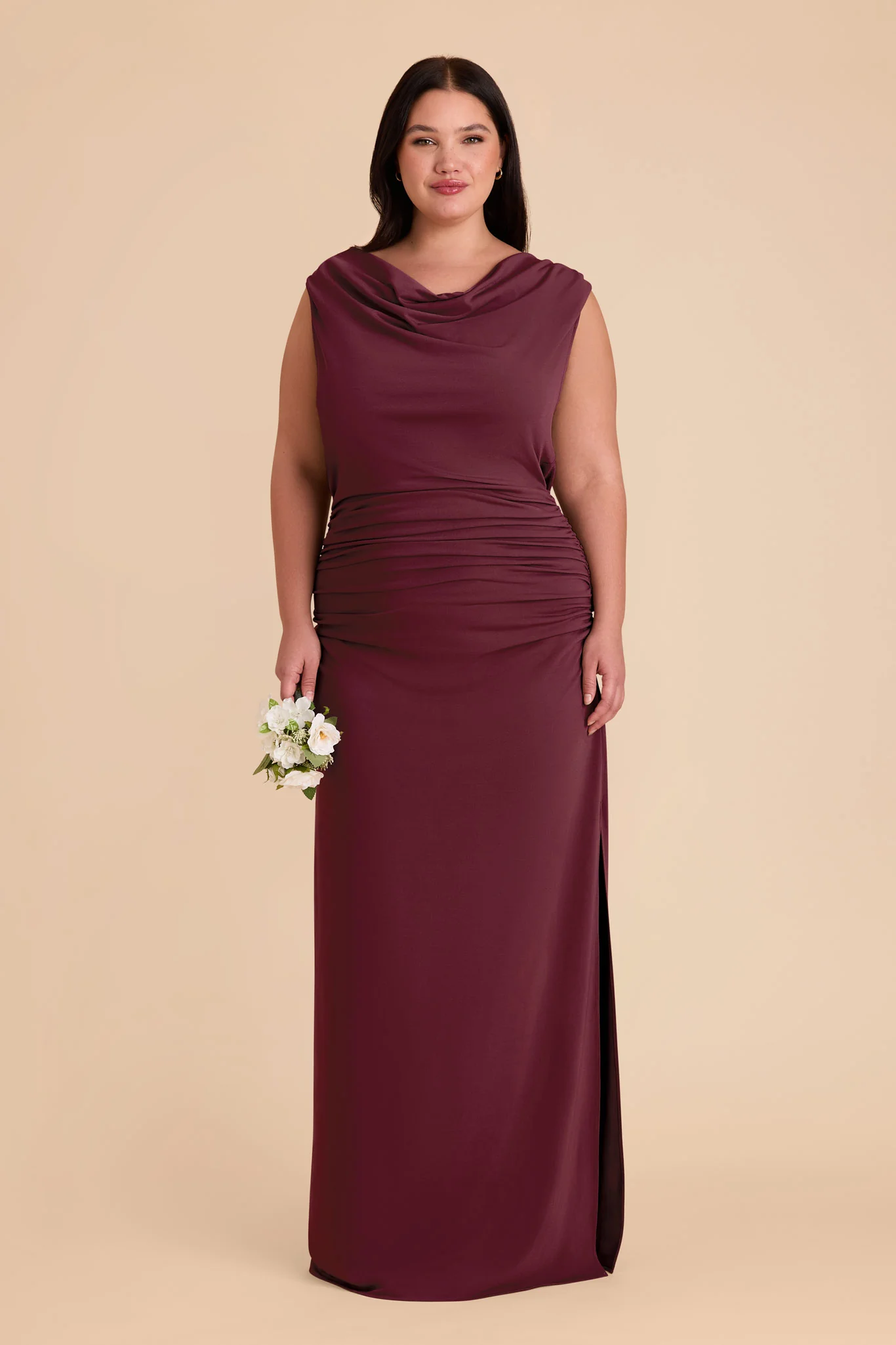 Danny Luxe Stretch Knit Dress - Cabernet - Image 16