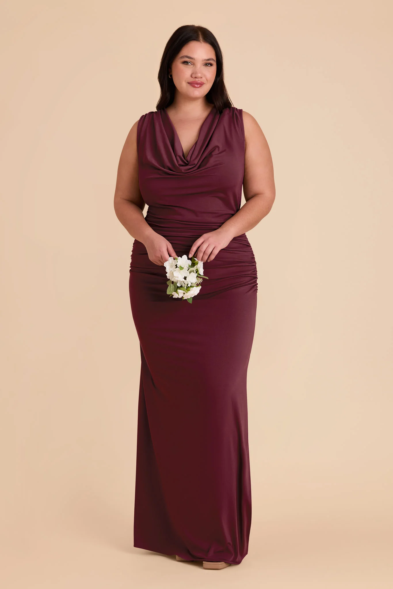 Danny Luxe Stretch Knit Dress - Cabernet - Image 18