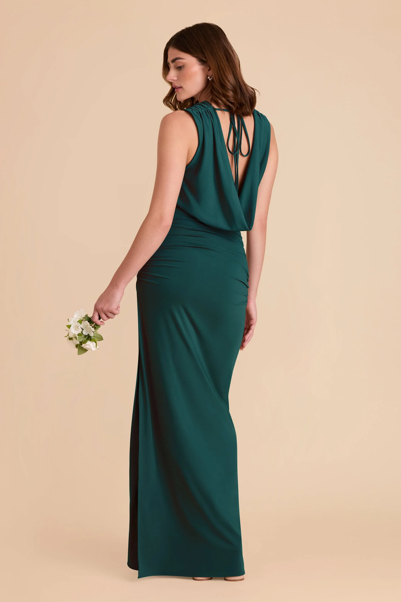 Danny Luxe Stretch Knit Dress - Emerald - Image 11