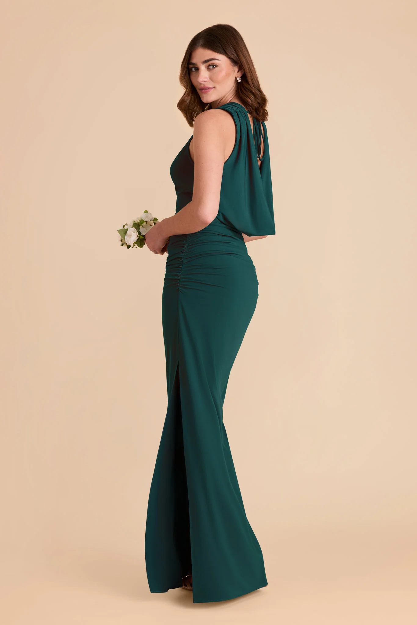 Danny Luxe Stretch Knit Dress - Emerald - Image 12