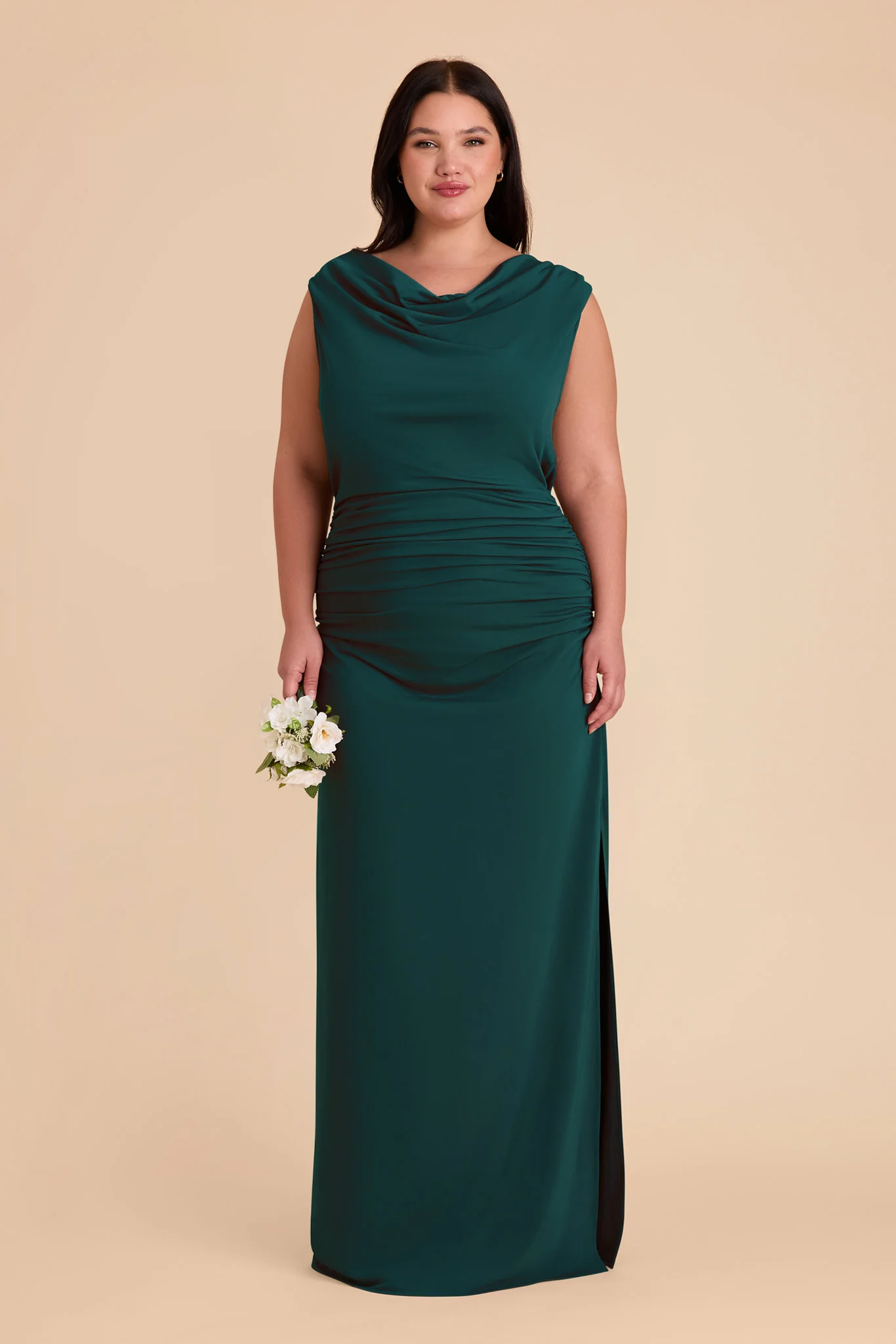 Danny Luxe Stretch Knit Dress - Emerald - Image 15