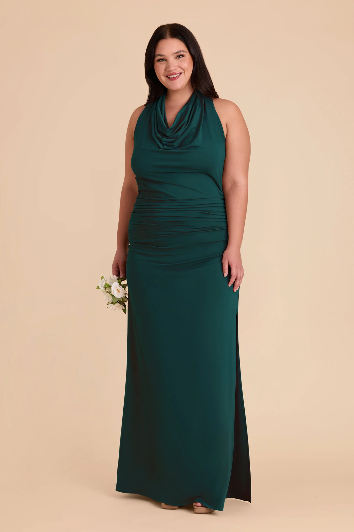 Danny Luxe Stretch Knit Dress - Emerald - Image 16
