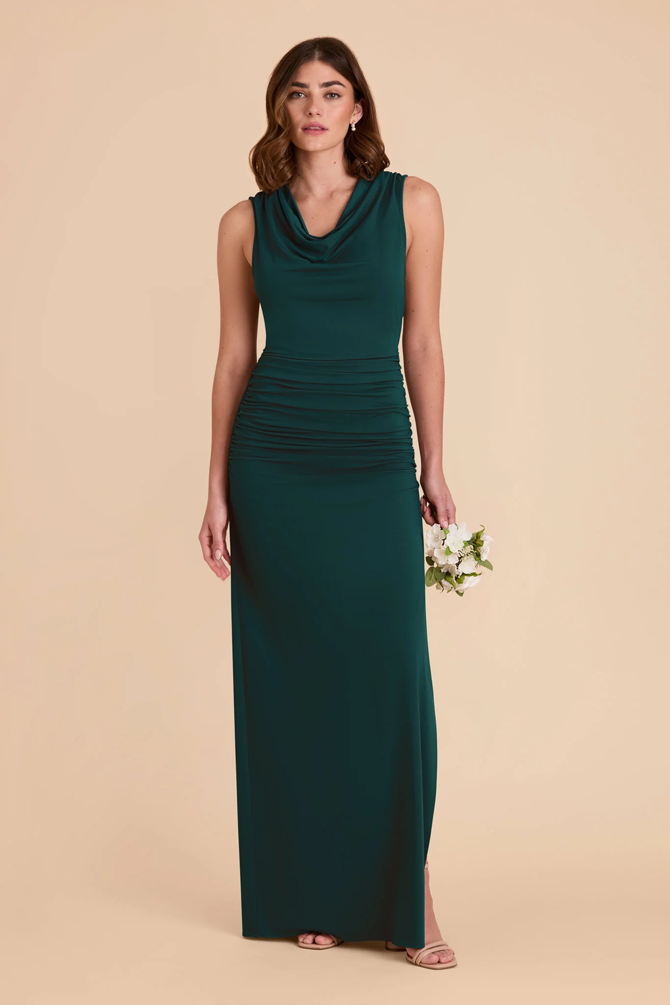 Danny Luxe Stretch Knit Dress - Emerald - Image 3