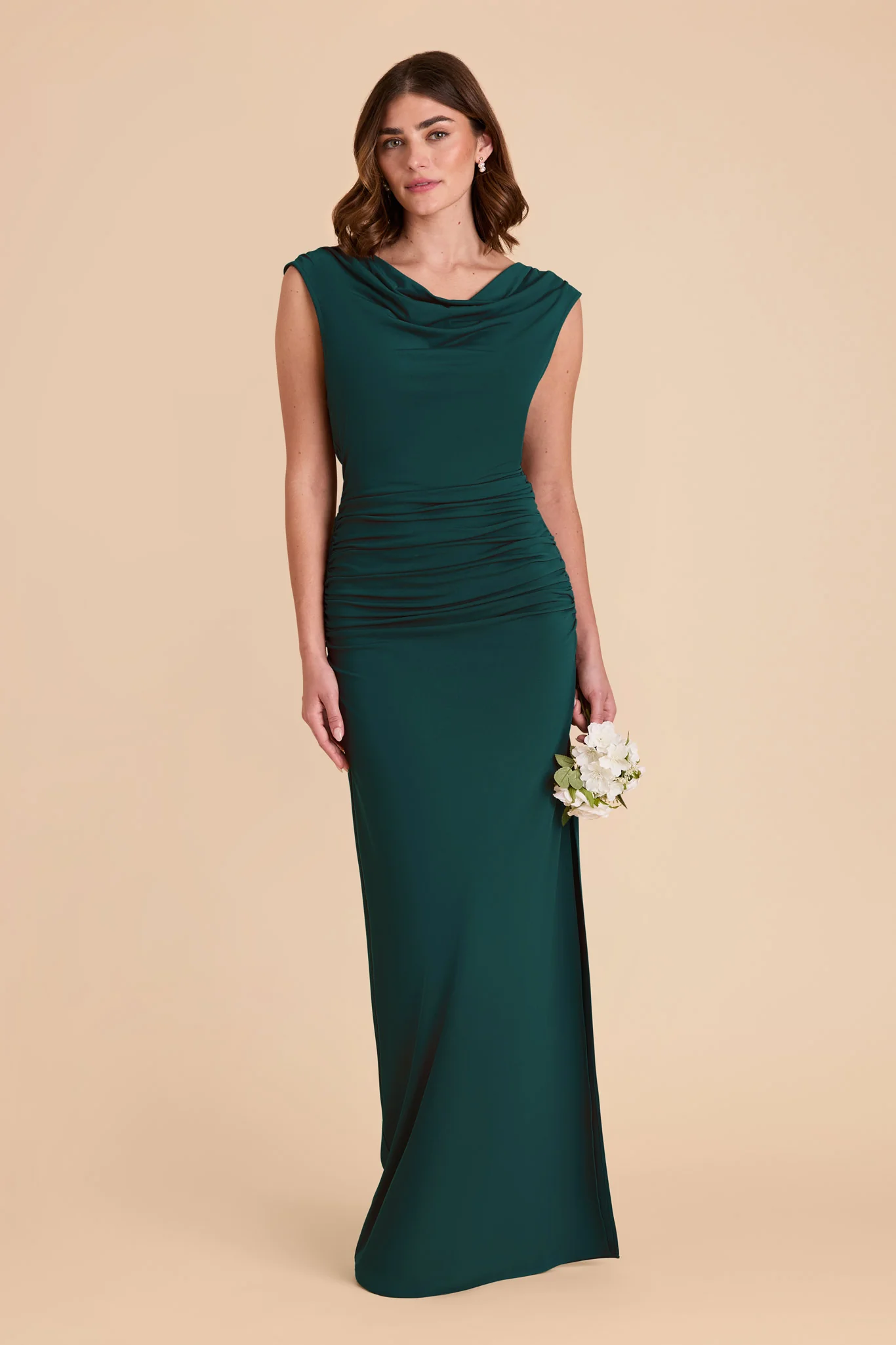 Danny Luxe Stretch Knit Dress - Emerald - Image 4