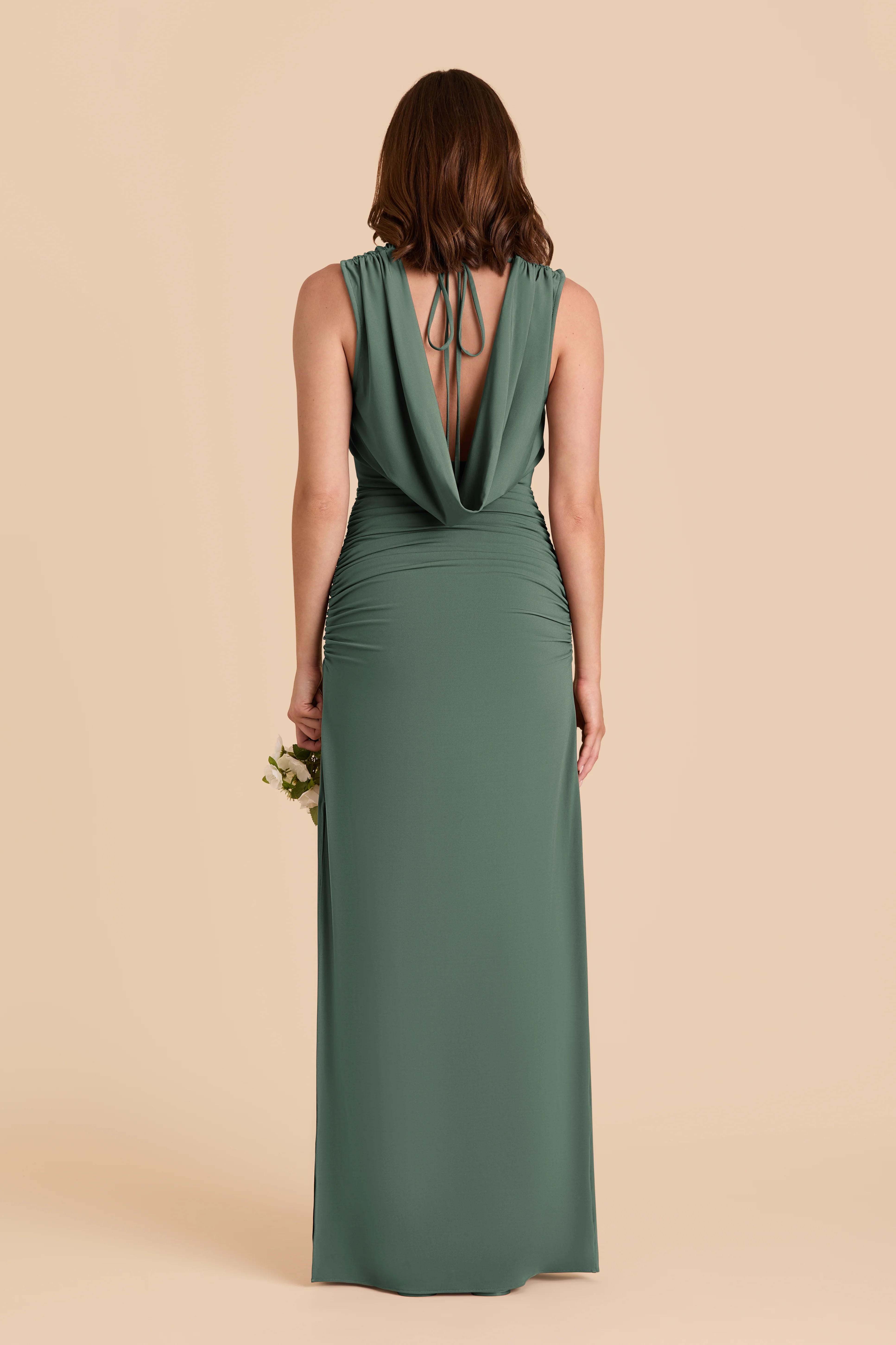 Danny Luxe Stretch Knit Dress - Eucalyptus - Image 5