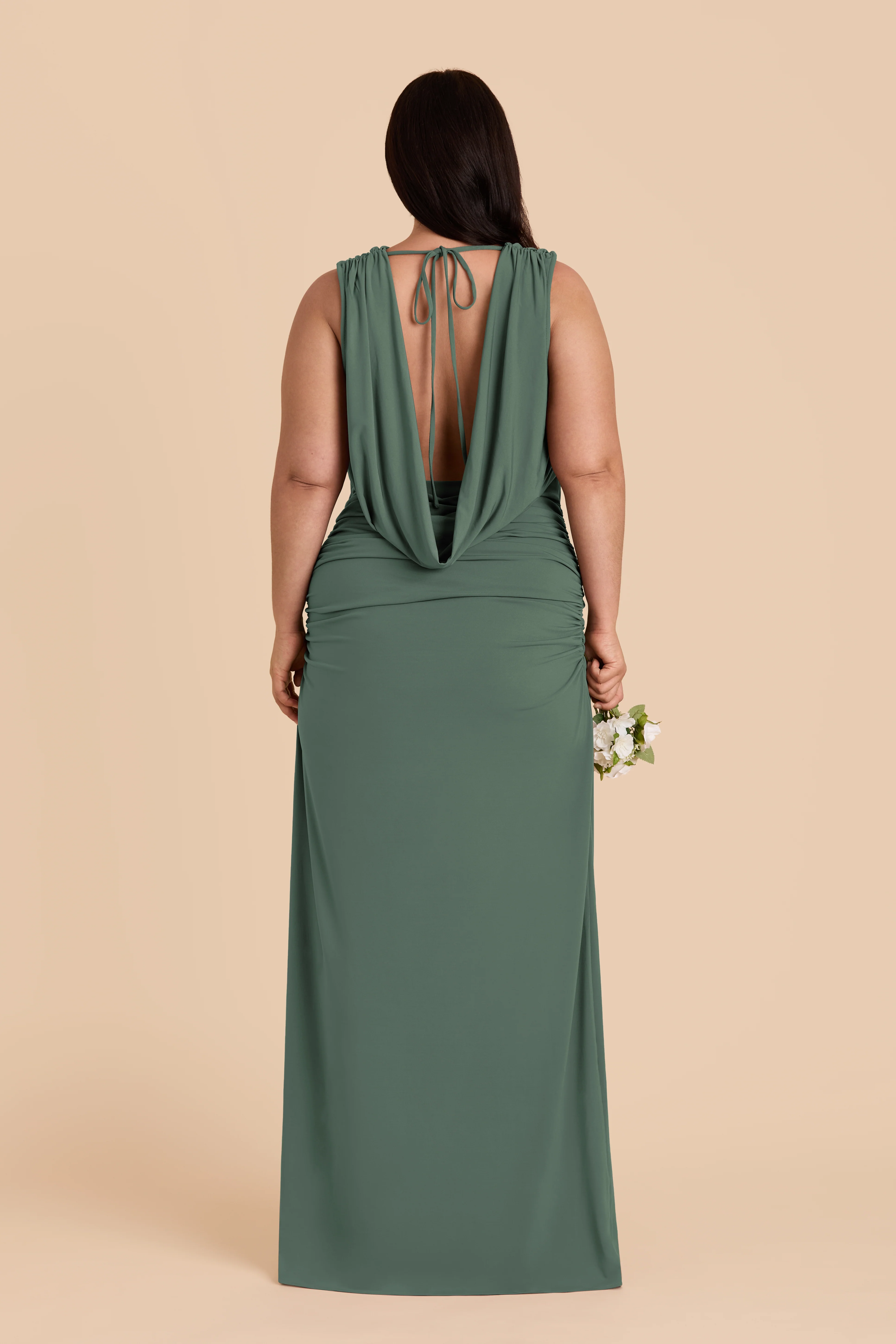 Danny Luxe Stretch Knit Dress - Eucalyptus - Image 6