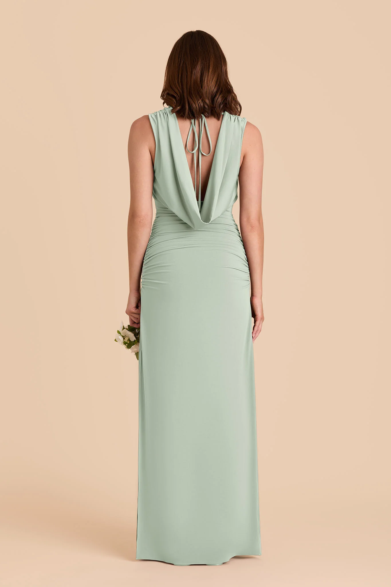 Danny Luxe Stretch Knit Dress - Sage - Image 5