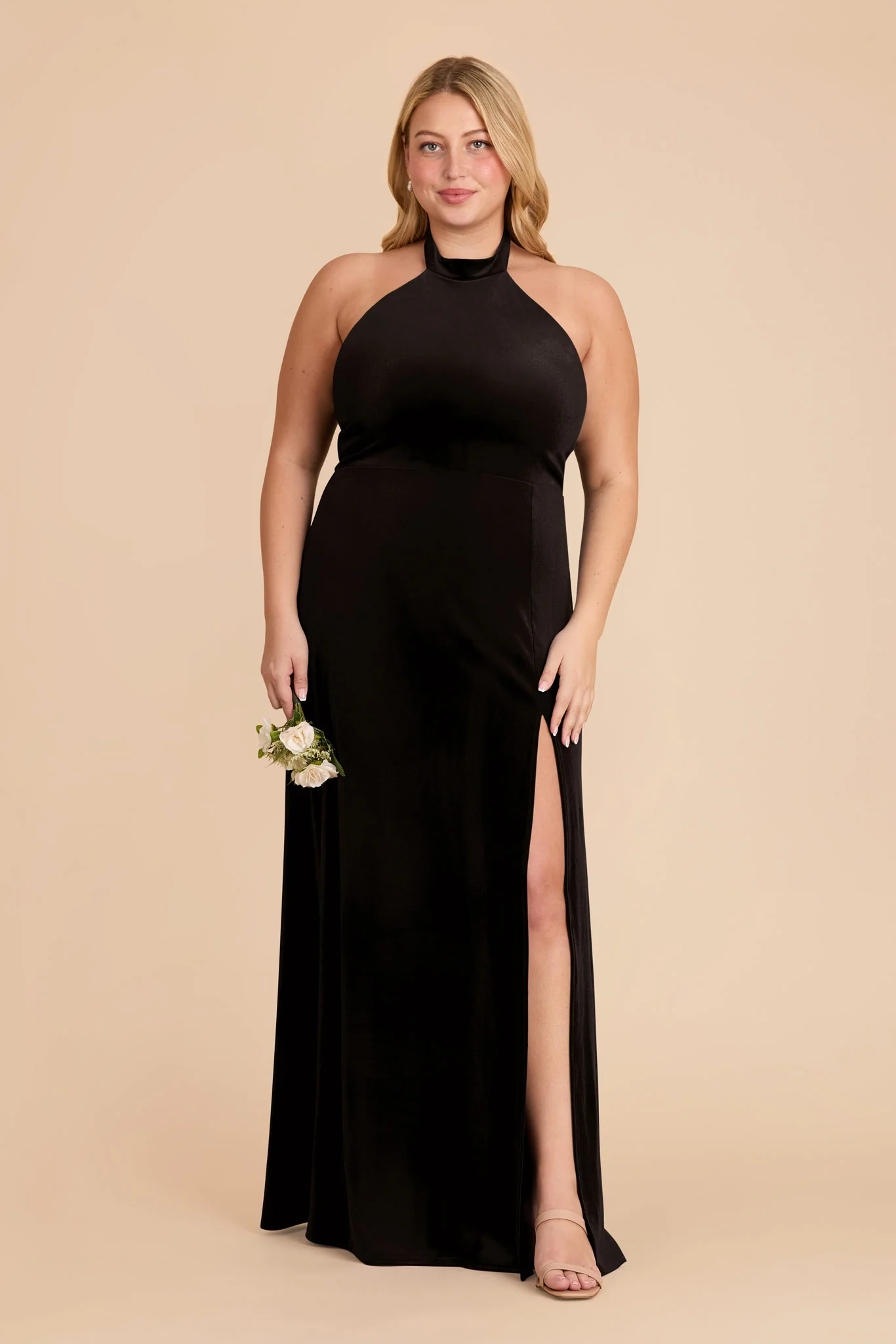 Daphne Velvet Dress - Black - Image 2