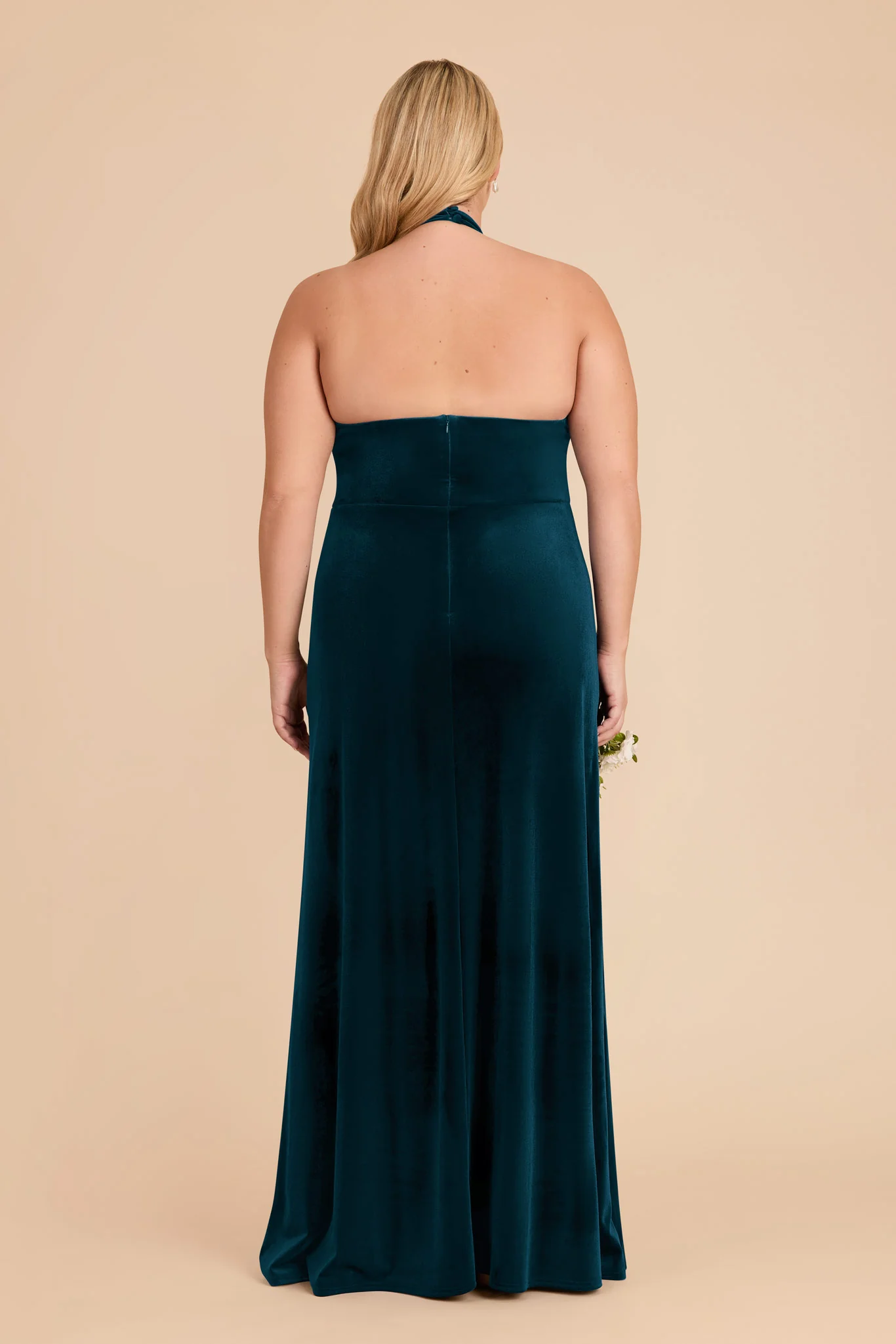Daphne Velvet Dress - Peacock - Image 8