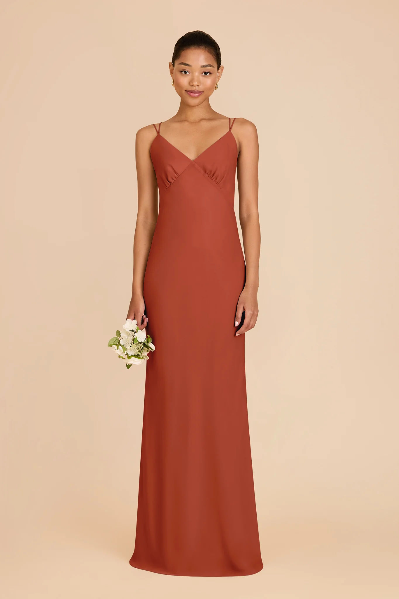 Dasha Chiffon Dress - Auburn