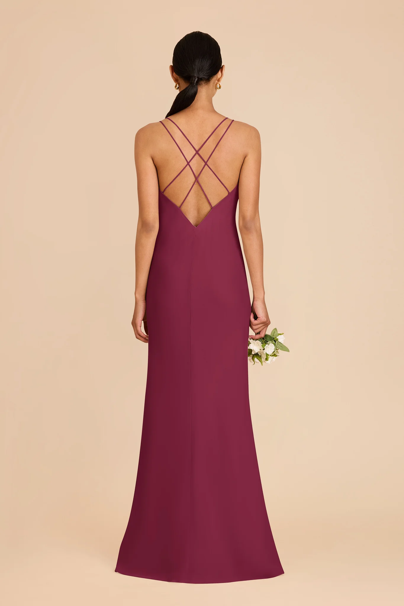 Dasha Chiffon Dress - Berry - Image 5