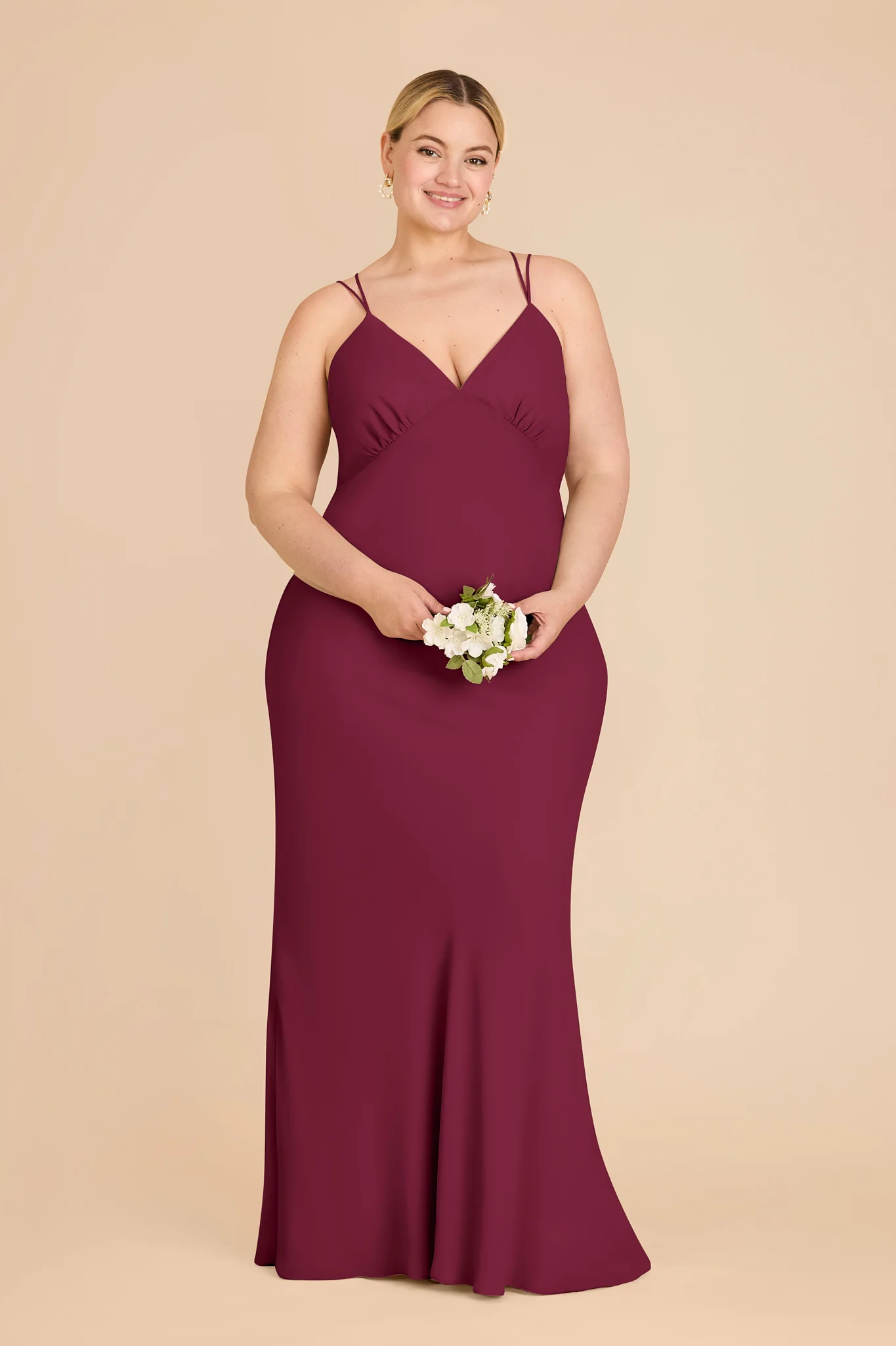 Dasha Chiffon Dress - Berry - Image 6