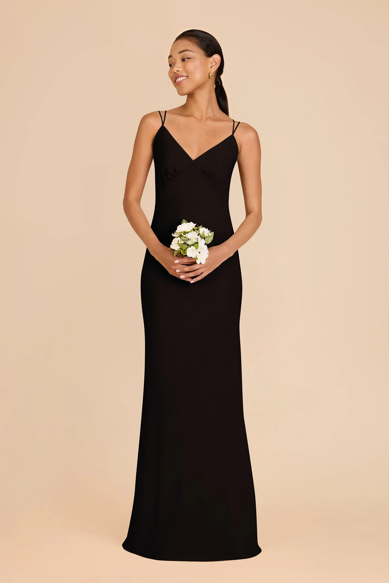 Dasha Chiffon Dress - Black - Image 3