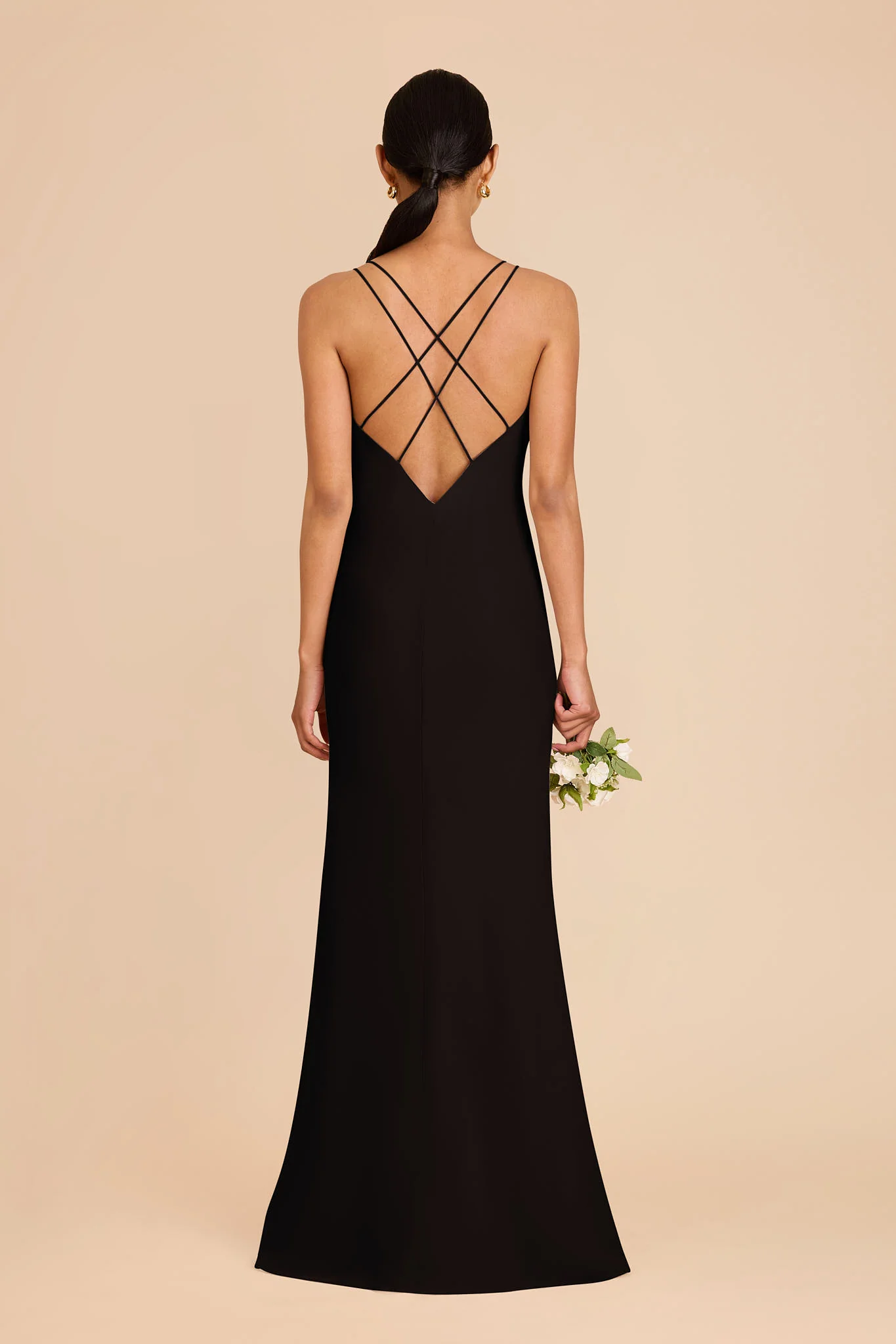 Dasha Chiffon Dress - Black - Image 5