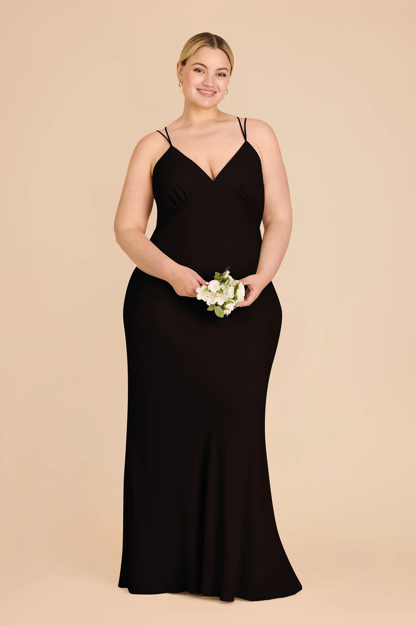 Dasha Chiffon Dress - Black - Image 6
