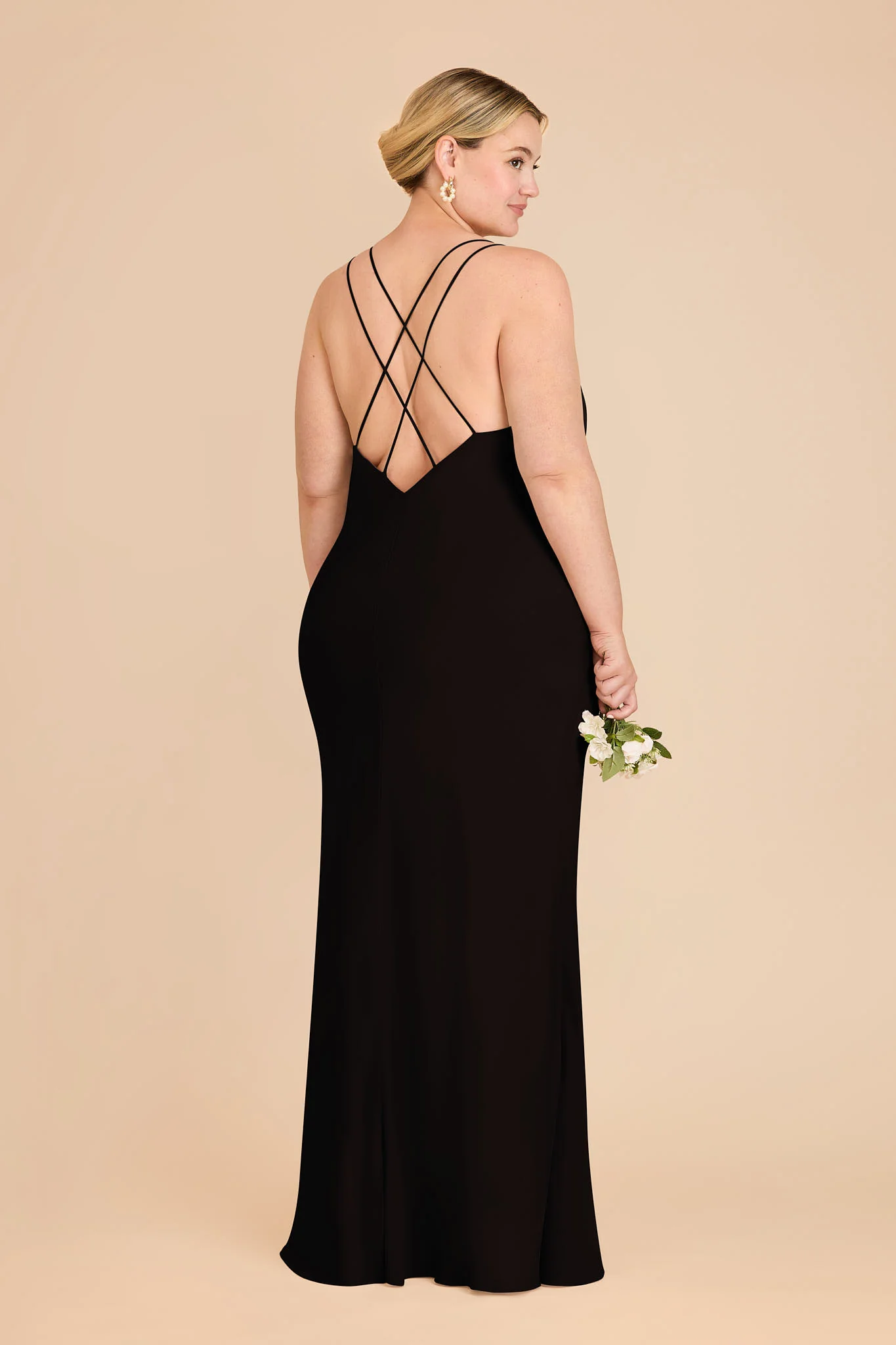 Dasha Chiffon Dress - Black - Image 7