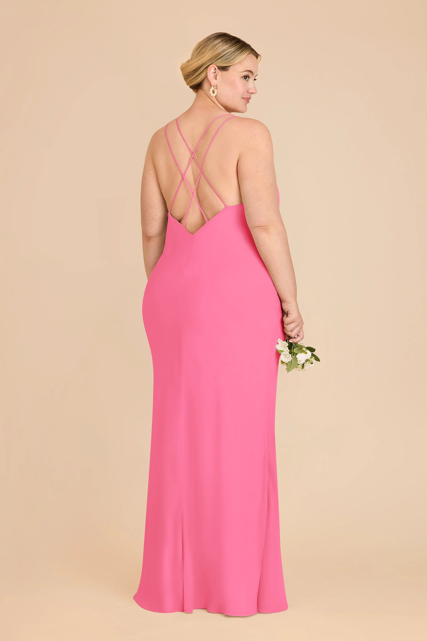 Dasha Chiffon Dress - Bon Bon Pink - Image 7