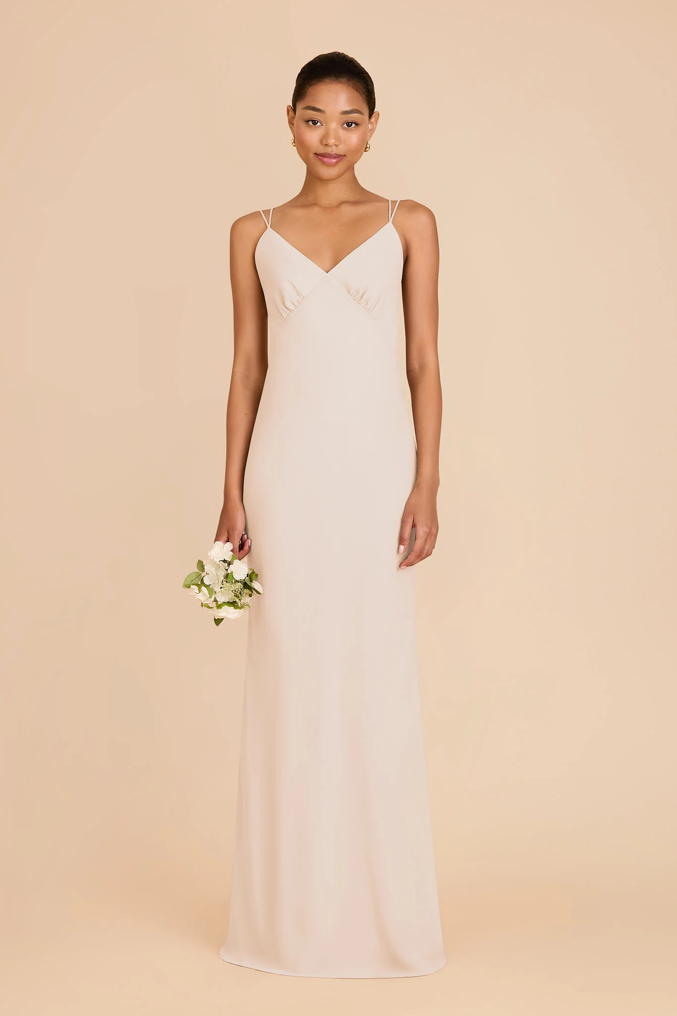Dasha Chiffon Dress - Champagne