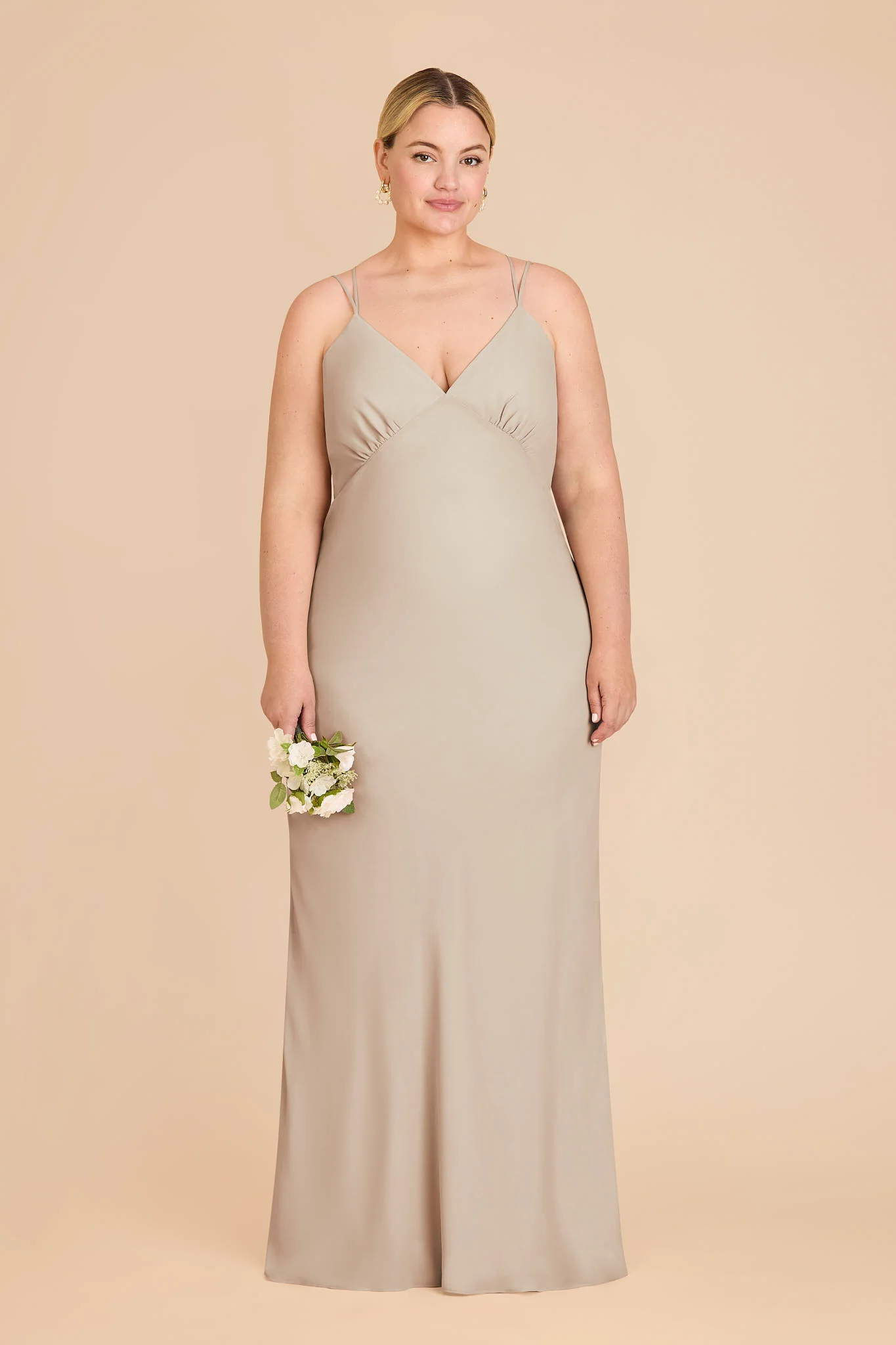Dasha Chiffon Dress - Classic Champagne - Image 2