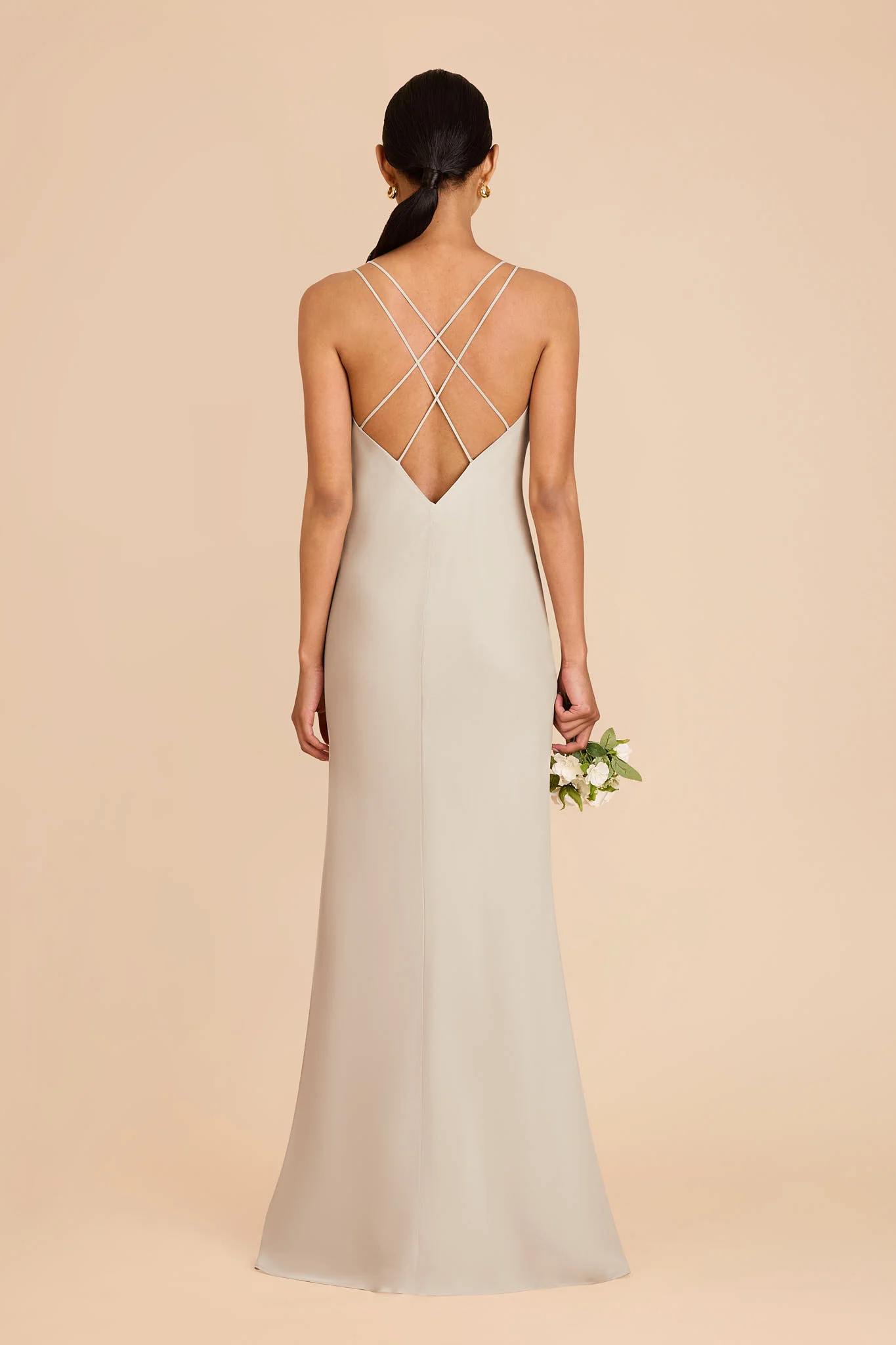Dasha Chiffon Dress - Classic Champagne - Image 5