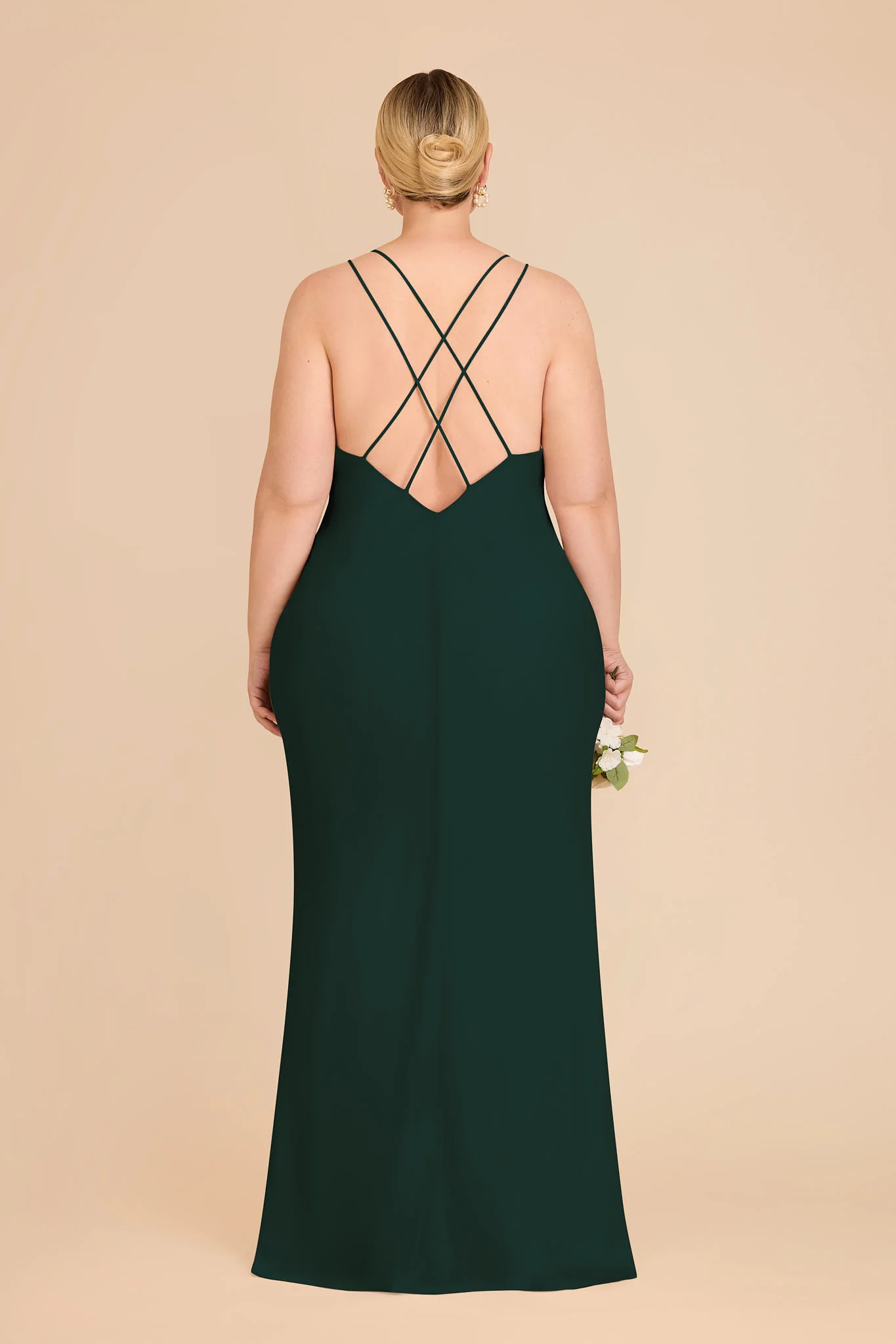 Dasha Chiffon Dress - Emerald - Image 8