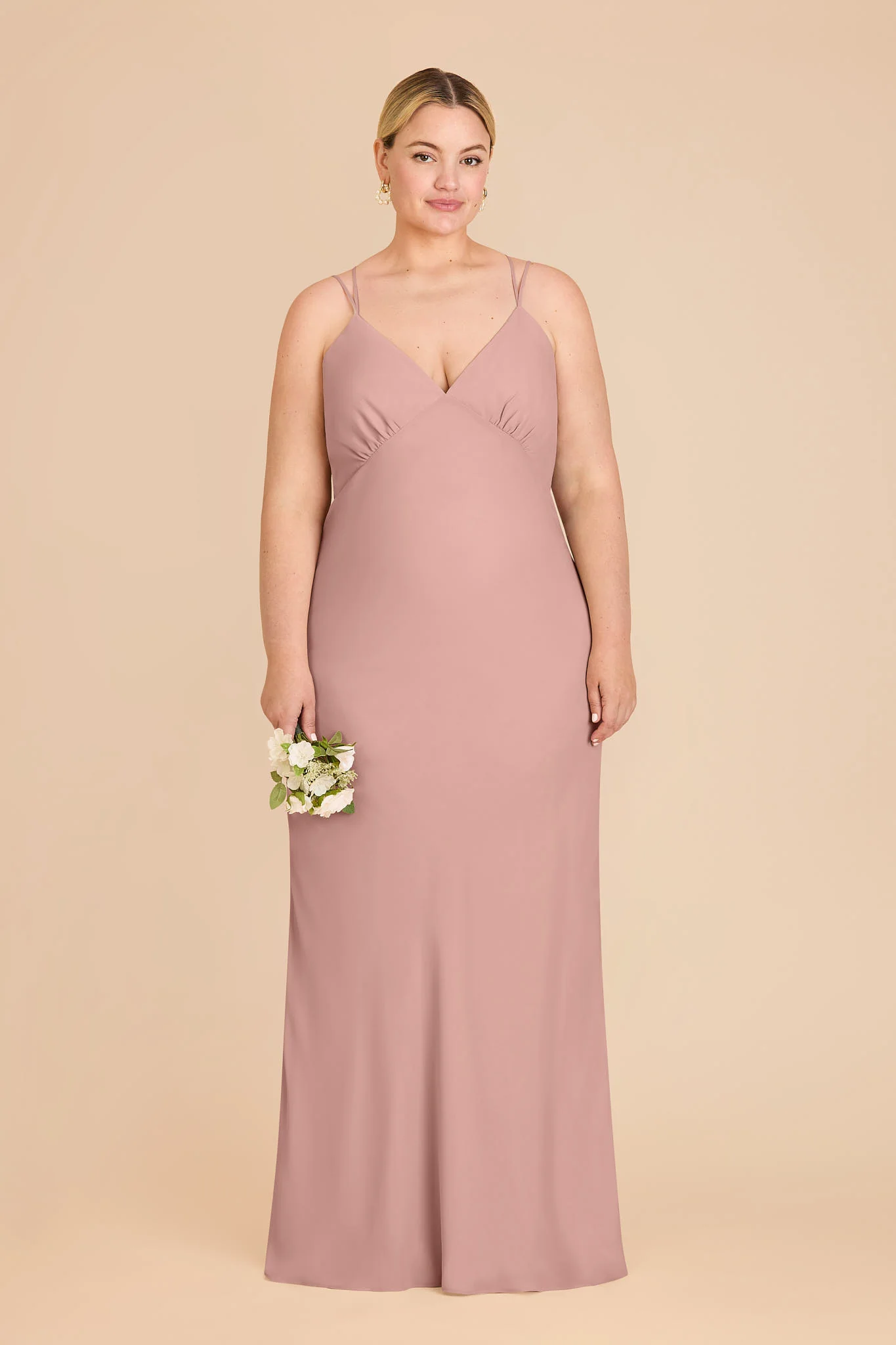 Dasha Chiffon Dress - English Rose