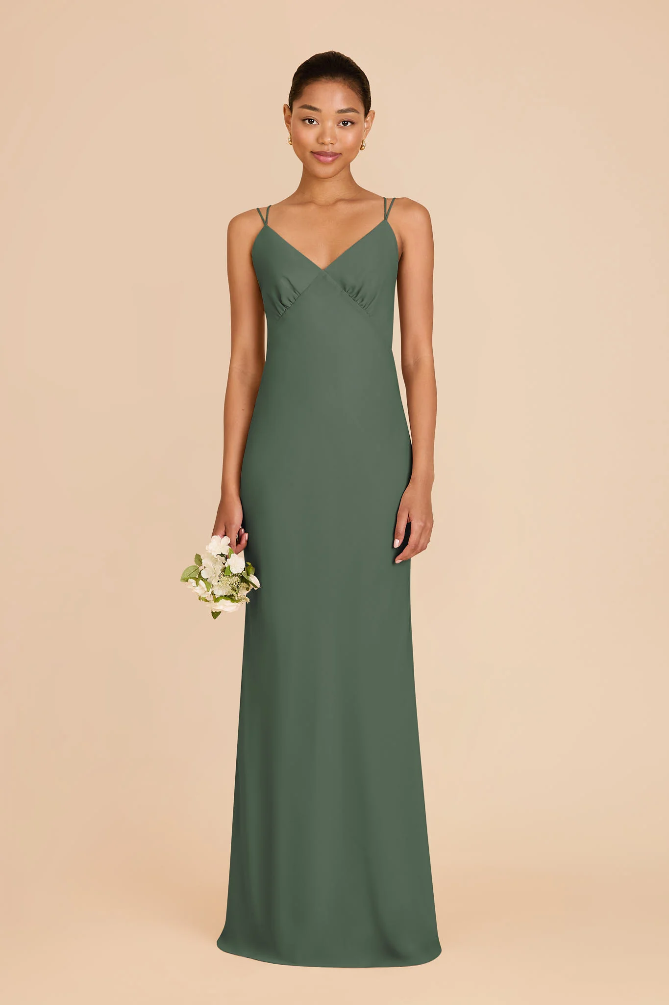 Dasha Chiffon Dress - Eucalyptus