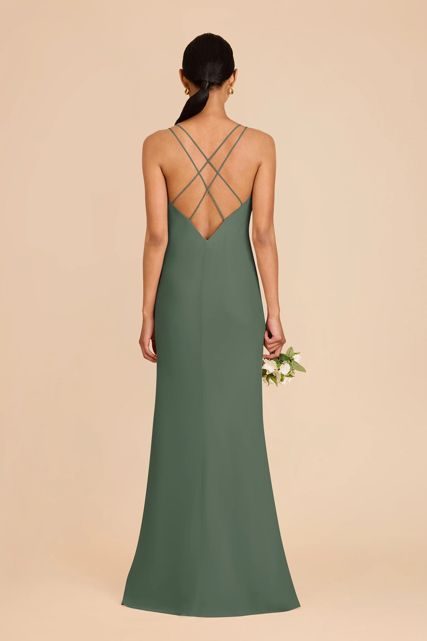 Dasha Chiffon Dress - Eucalyptus - Image 5