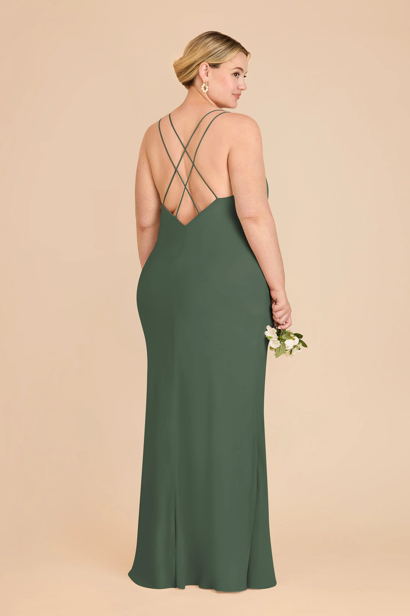 Dasha Chiffon Dress - Eucalyptus - Image 7