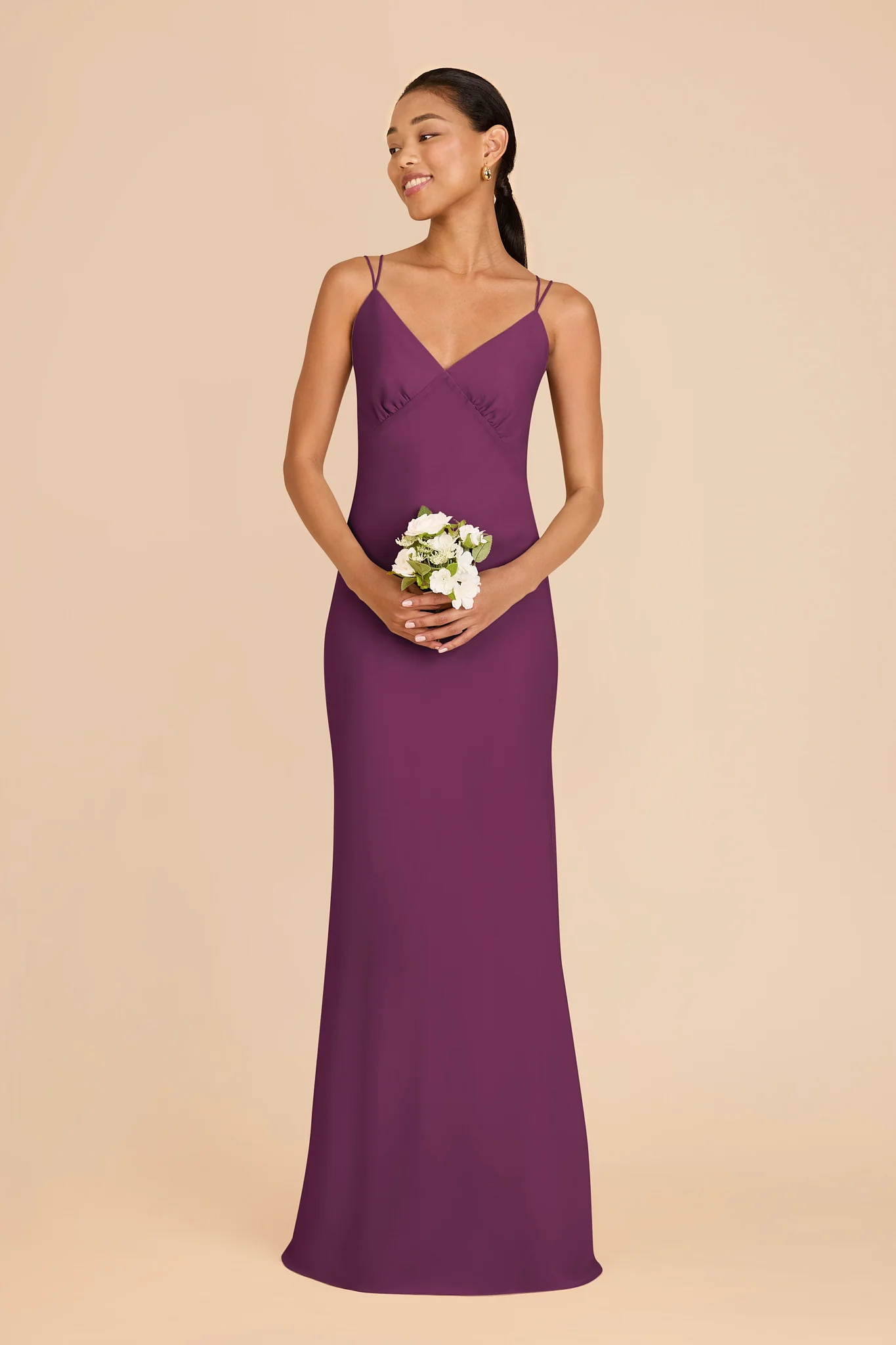 Dasha Chiffon Dress - Fig