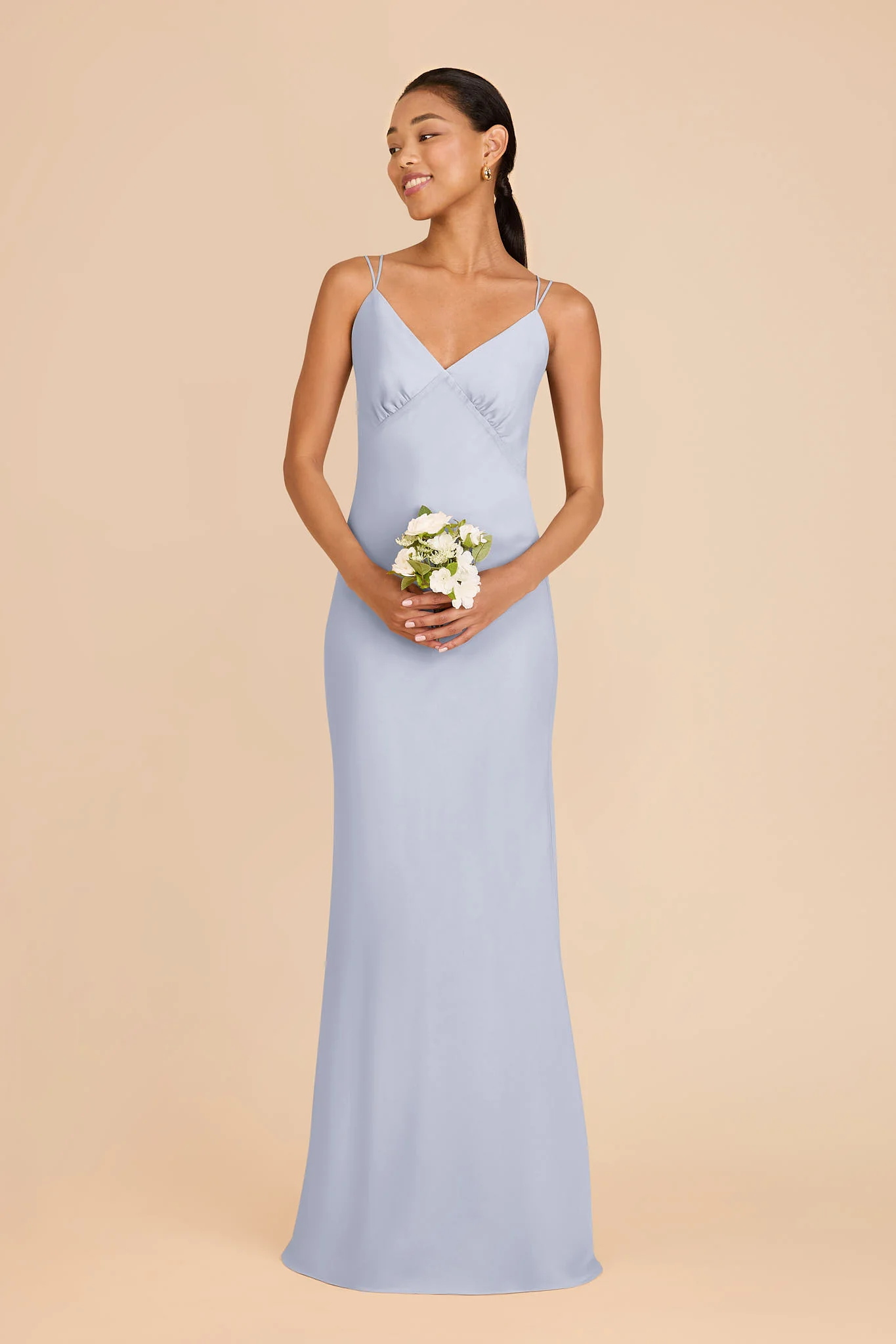 Dasha Chiffon Dress - Ice Blue - Image 3