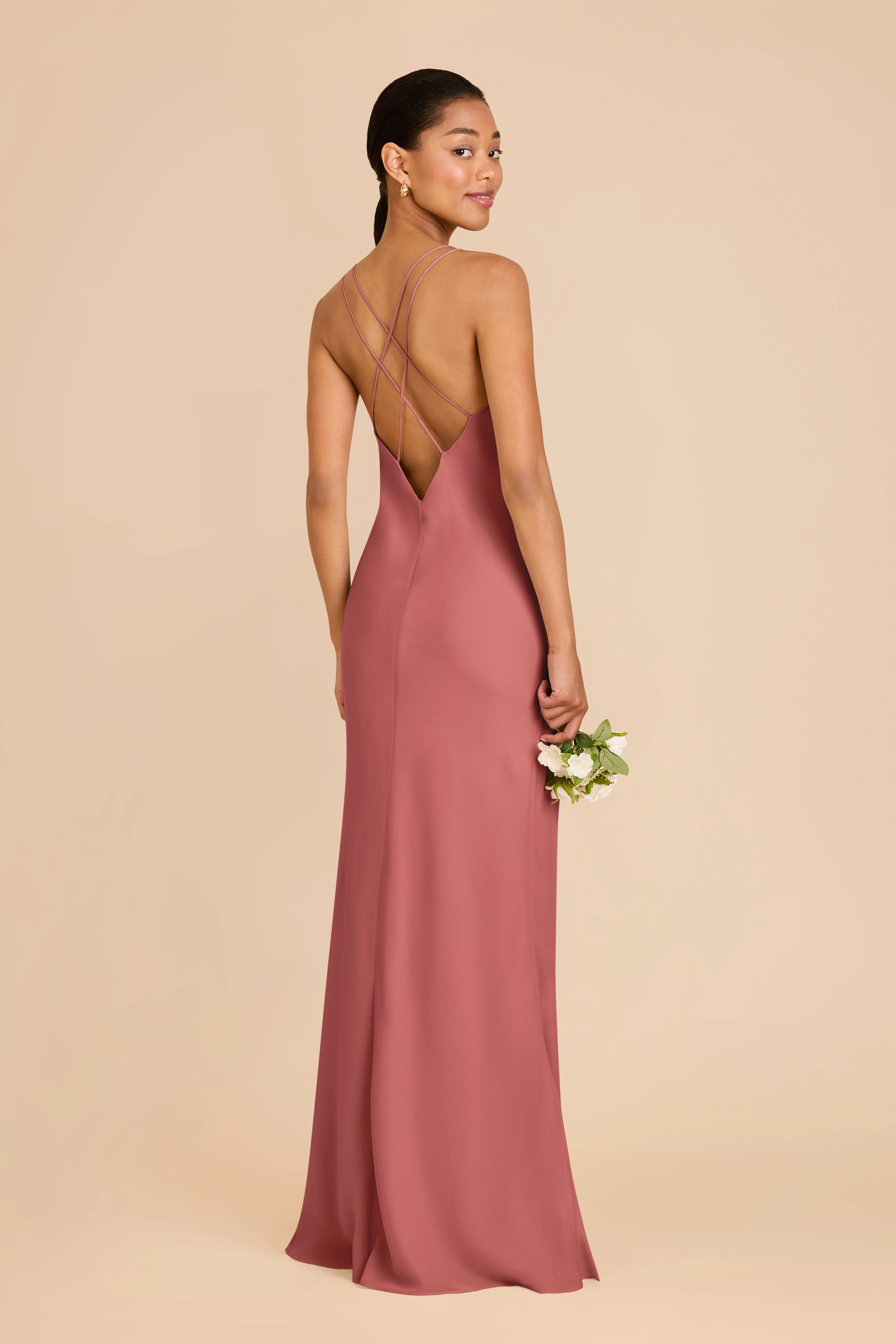 Dasha Chiffon Dress - Mulberry - Image 4