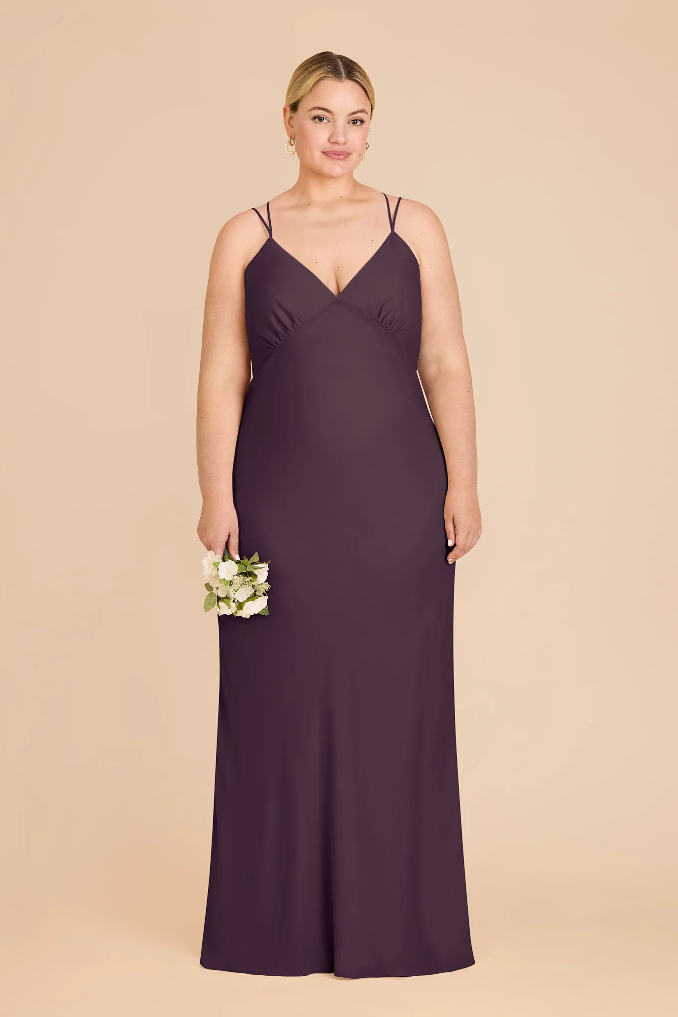 Dasha Chiffon Dress - Plum - Image 2