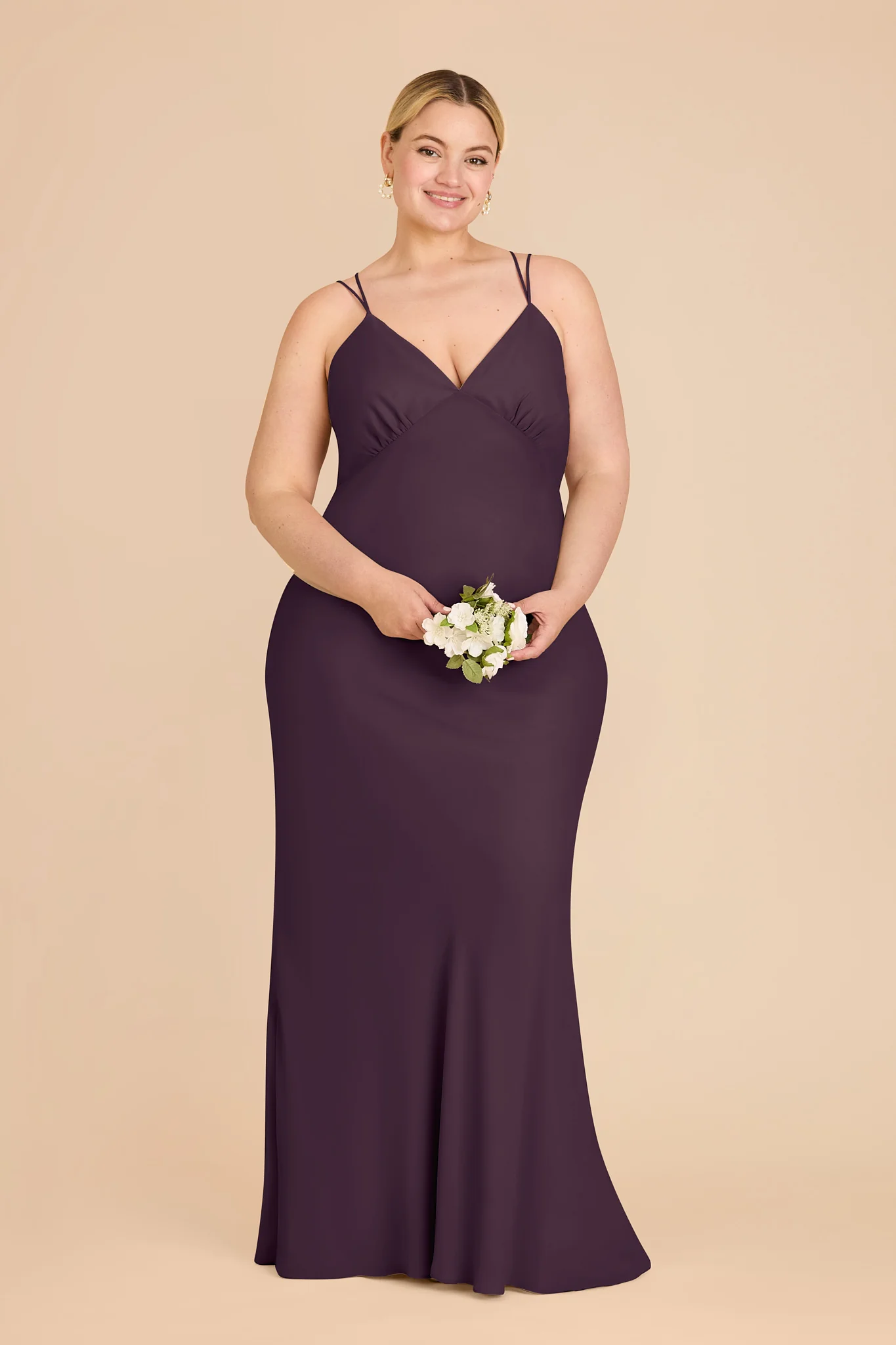 Dasha Chiffon Dress - Plum - Image 6