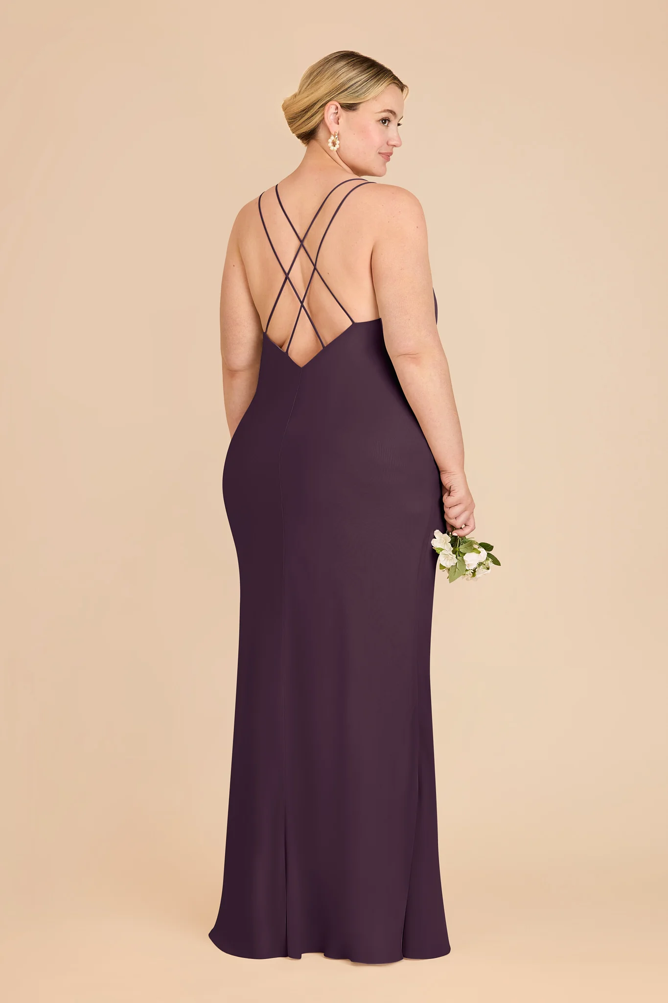 Dasha Chiffon Dress - Plum - Image 7