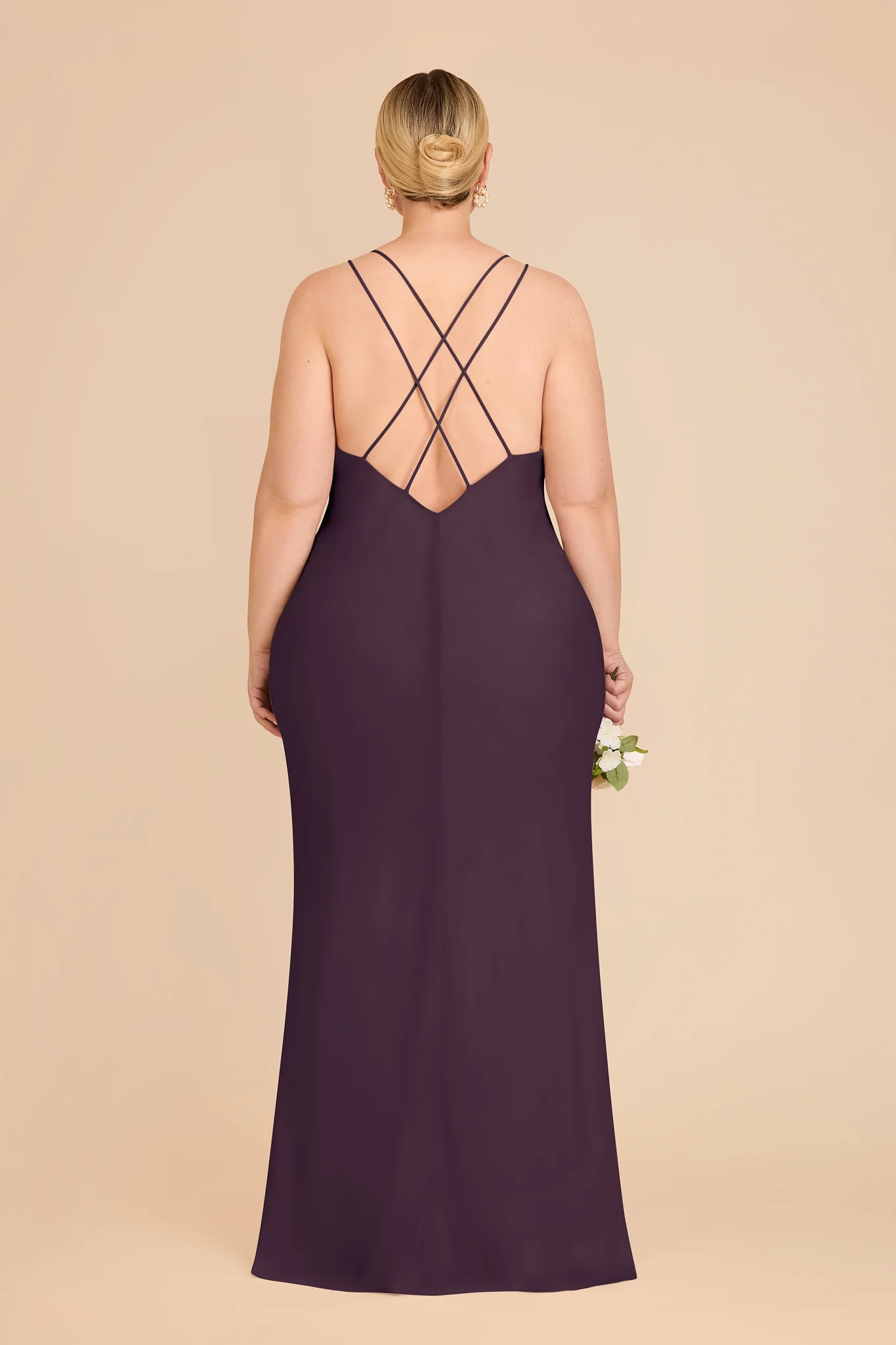 Dasha Chiffon Dress - Plum - Image 8
