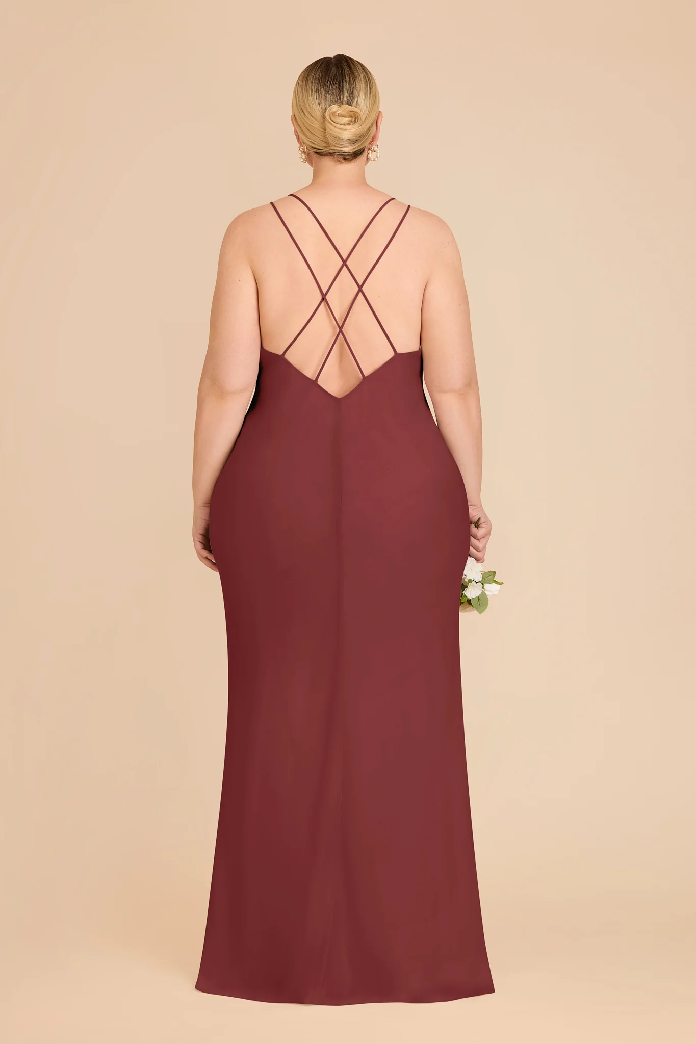 Dasha Chiffon Dress - Rosewood - Image 8