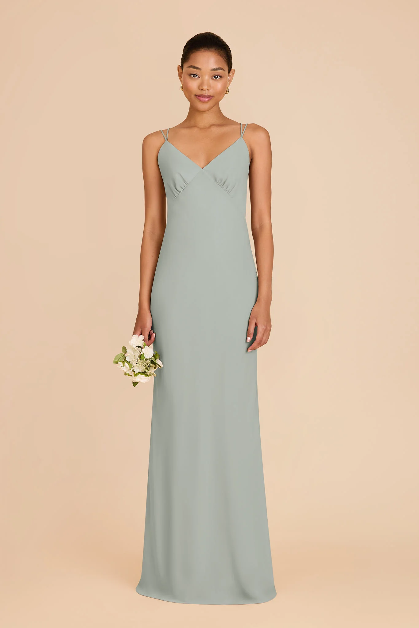 Dasha Chiffon Dress - Sage