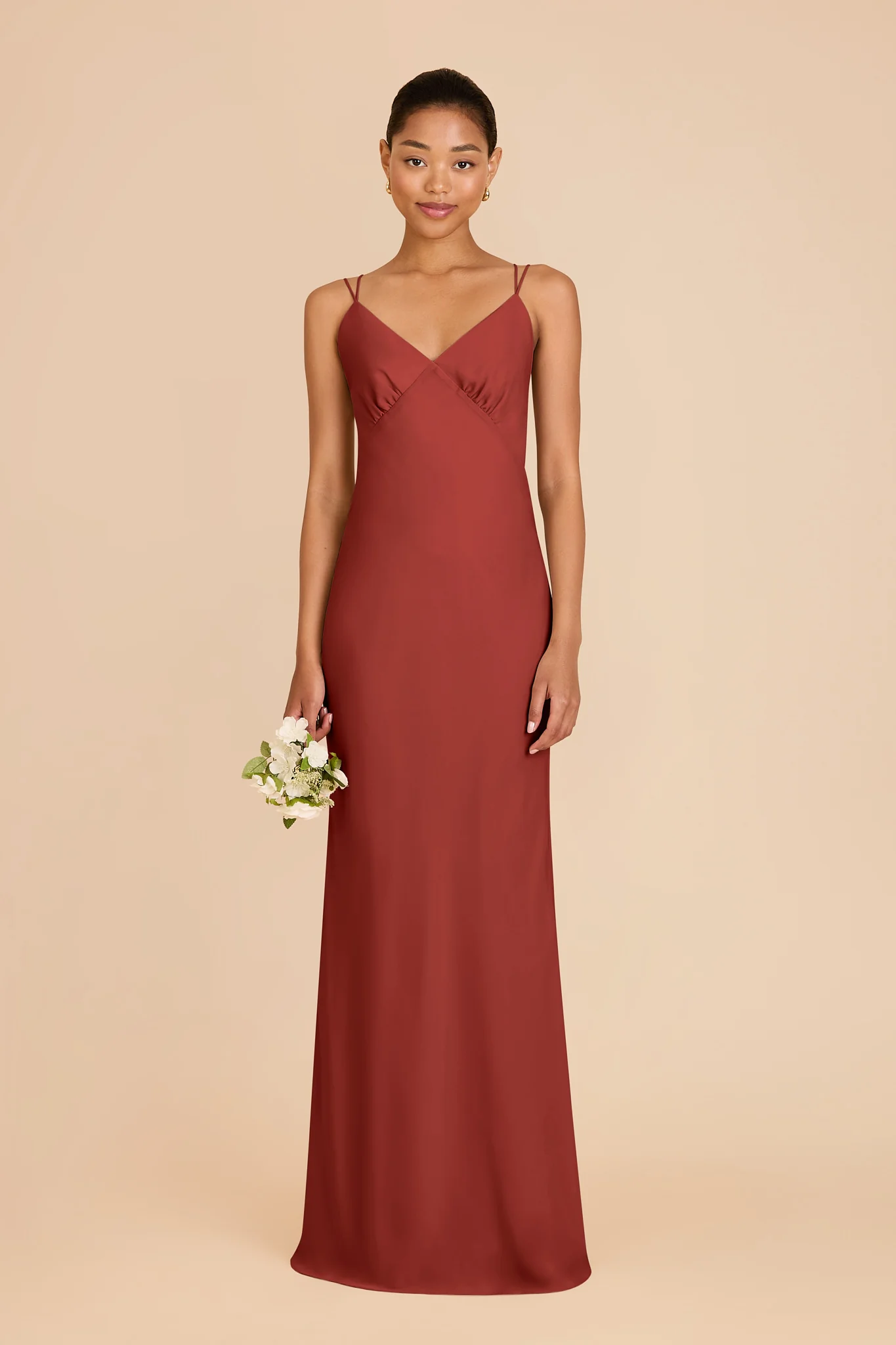 Dasha Chiffon Dress - Spice