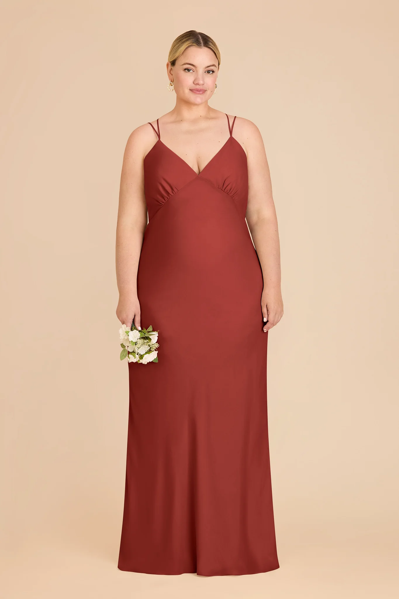 Dasha Chiffon Dress - Spice - Image 2
