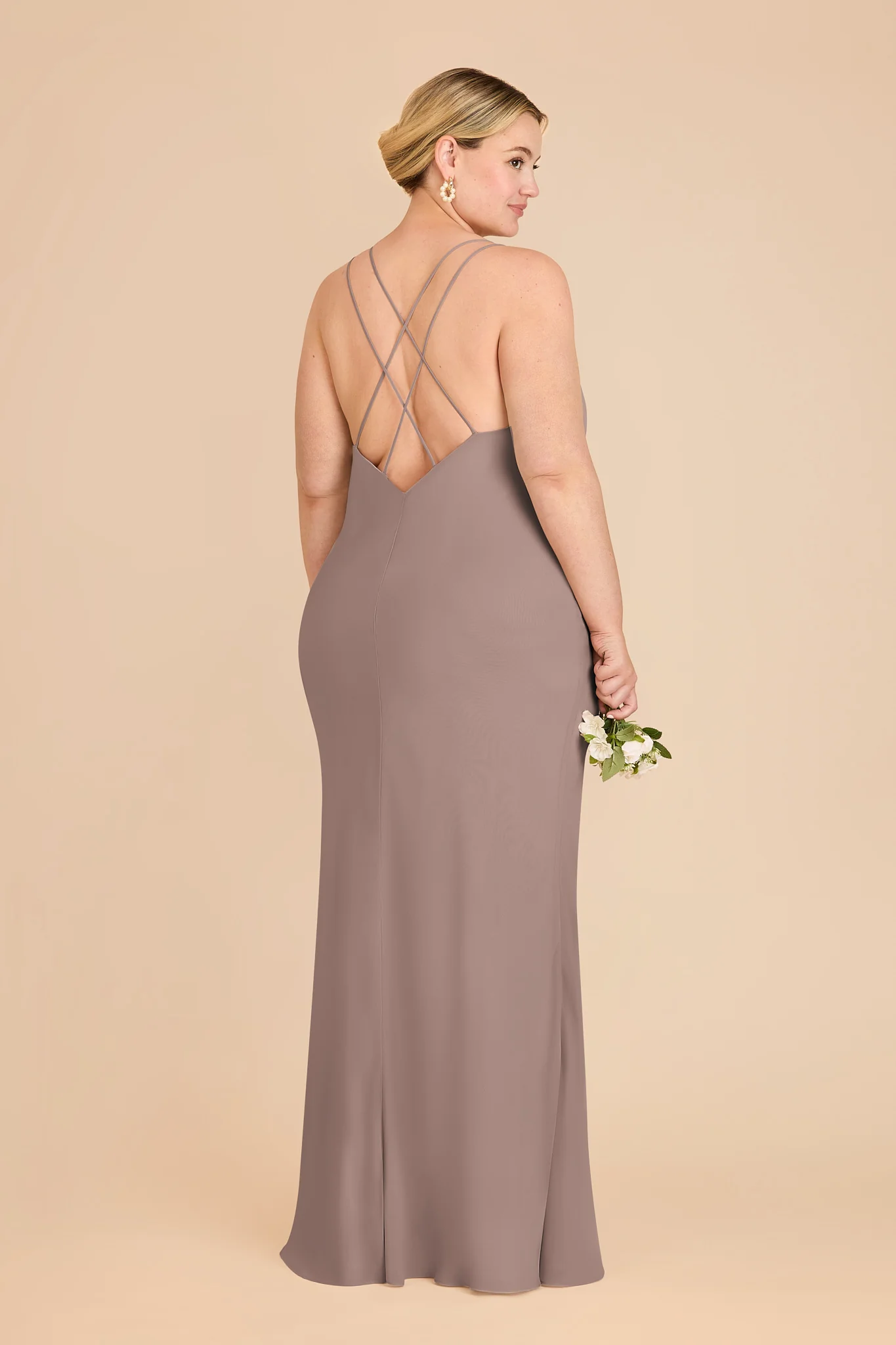 Dasha Chiffon Dress - Toffee - Image 7