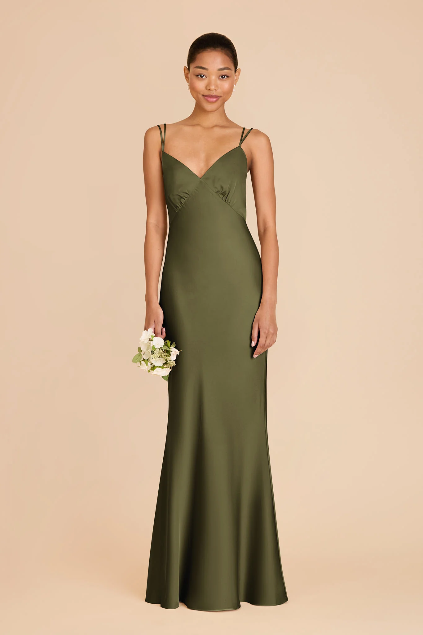 Dasha Matte Satin Dress - Martini