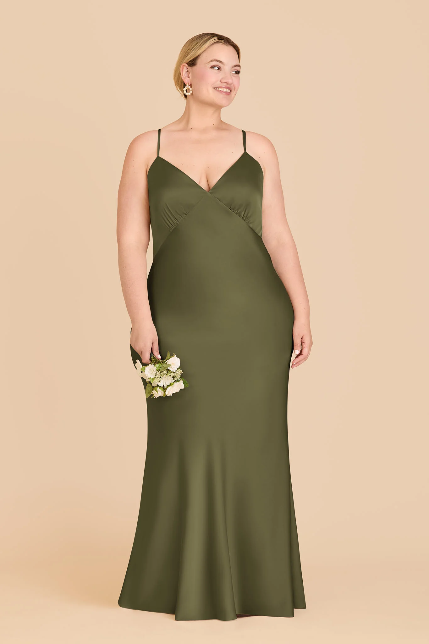 Dasha Matte Satin Dress - Martini - Image 2