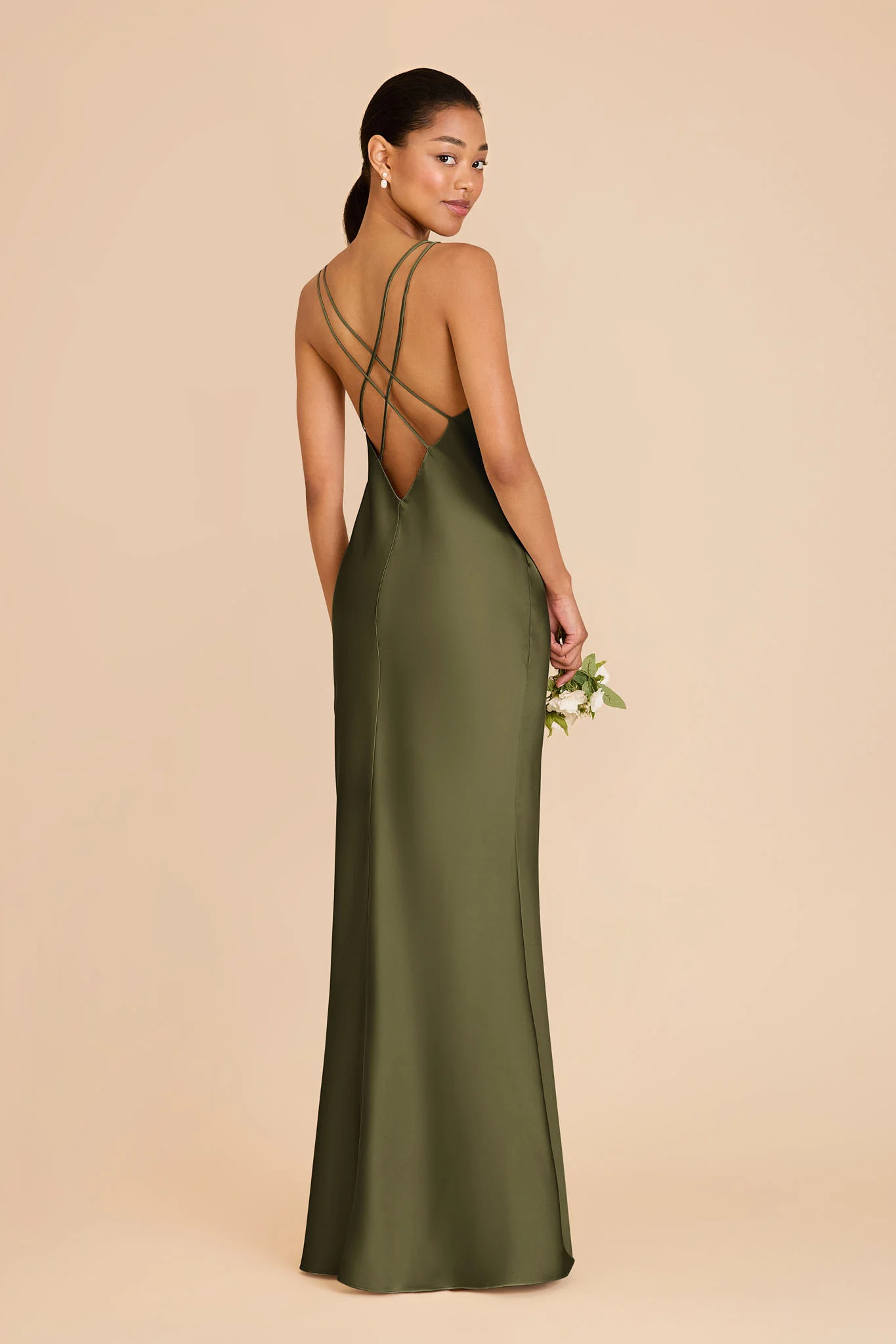 Dasha Matte Satin Dress - Martini - Image 4